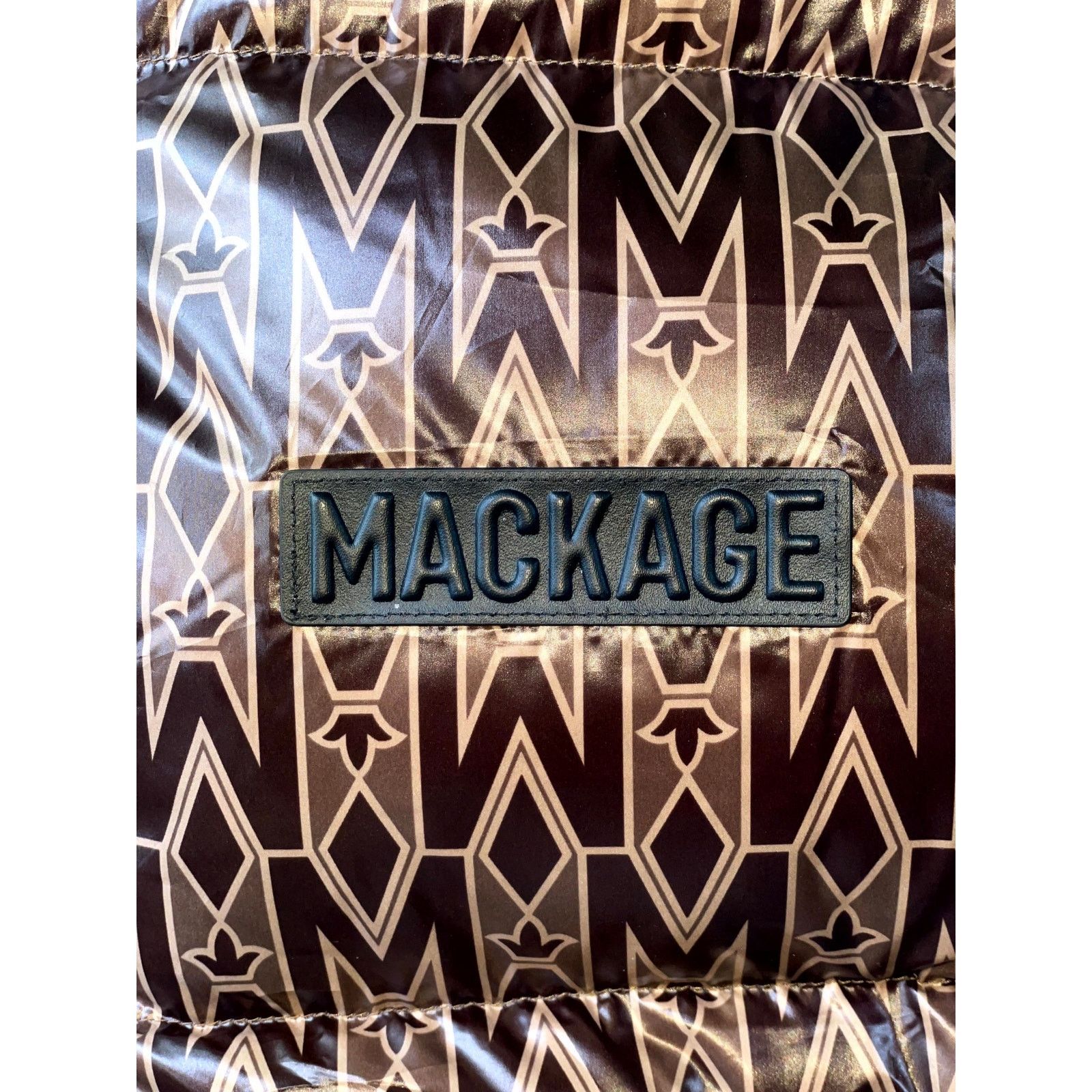 Mackage Mackage Monogram Brown Puffer Vest Size US S / EU 44-46 / 1 - 15 Thumbnail