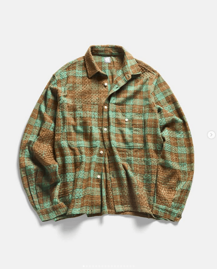 18 East 18 EAST PILCHUCK HAND-EMBROIDERED OVERSHIRT Size US XL / EU 56 / 4 - 1 Thumbnail