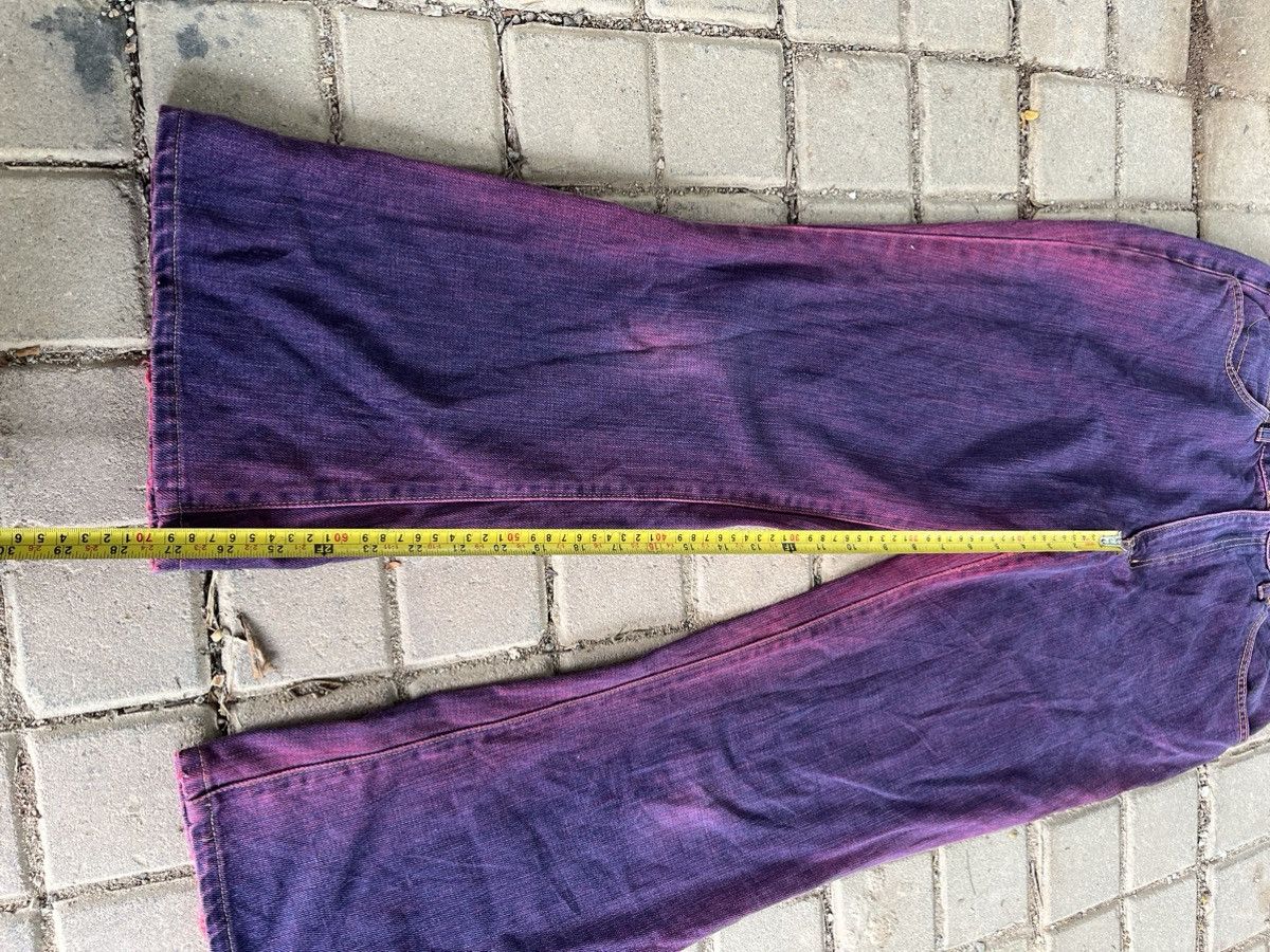 Japanese Brand × Vintage × Wrangler Flare Darkpurple Coudroy Wrangler Denim Size US 29 - 10 Thumbnail