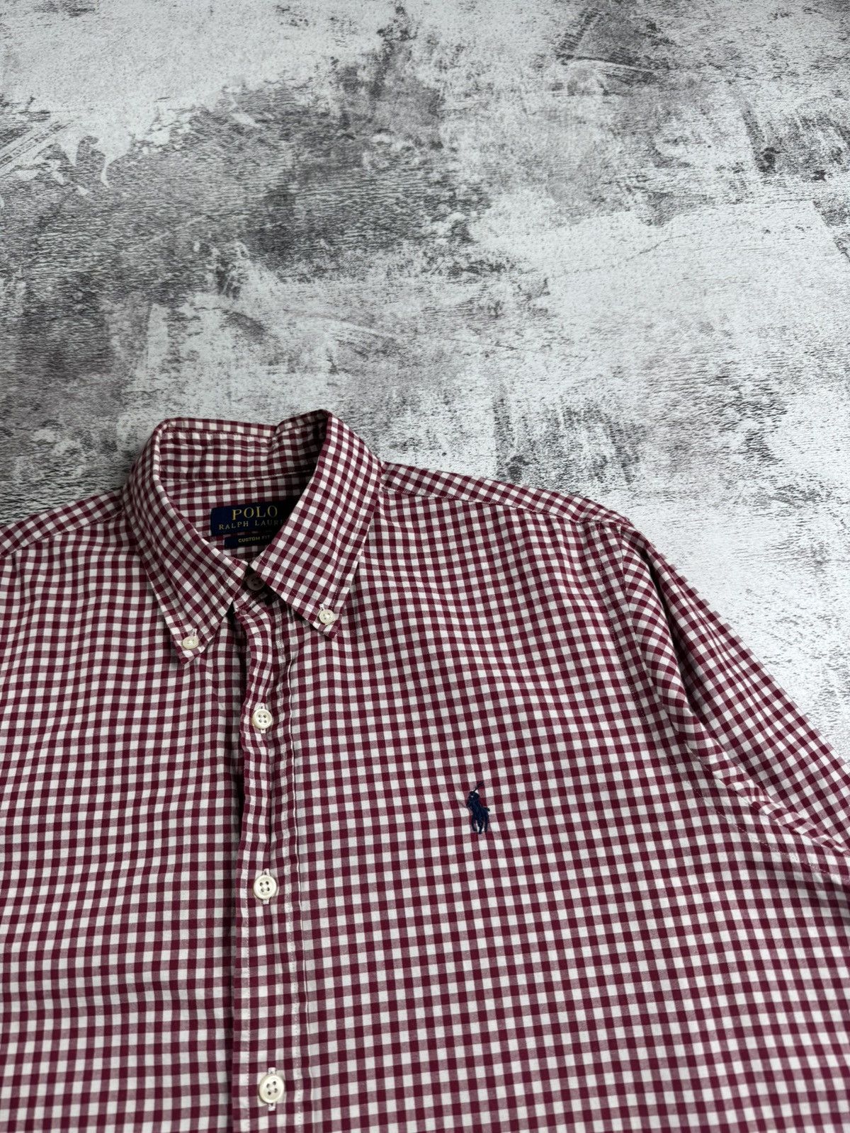Polo Ralph Lauren Polo Ralph Lauren Cherry Basic Blank Longsleeve Button Shirt Size US M / EU 48-50 / 2 - 9 Thumbnail