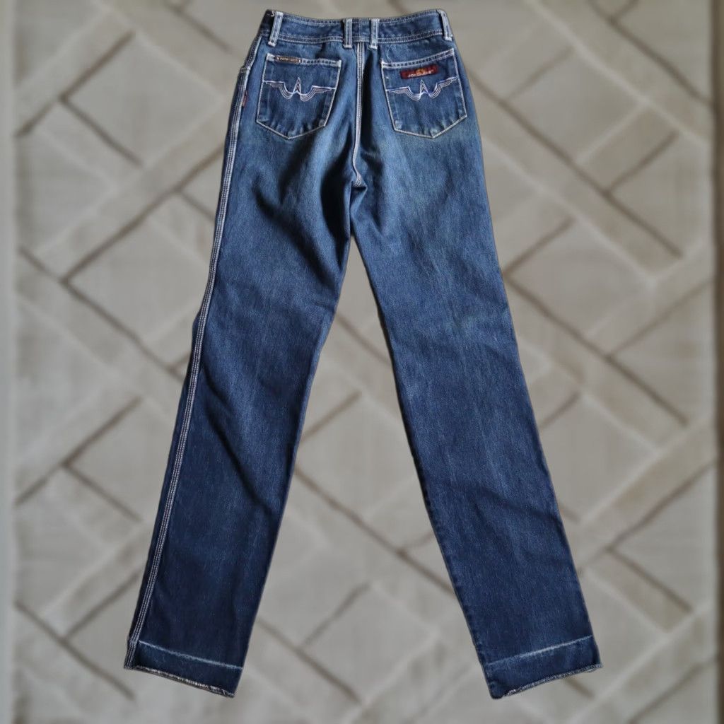 VINTAGE Jordache Jeans Women 29 Dark Blue High Rise 80s Straight