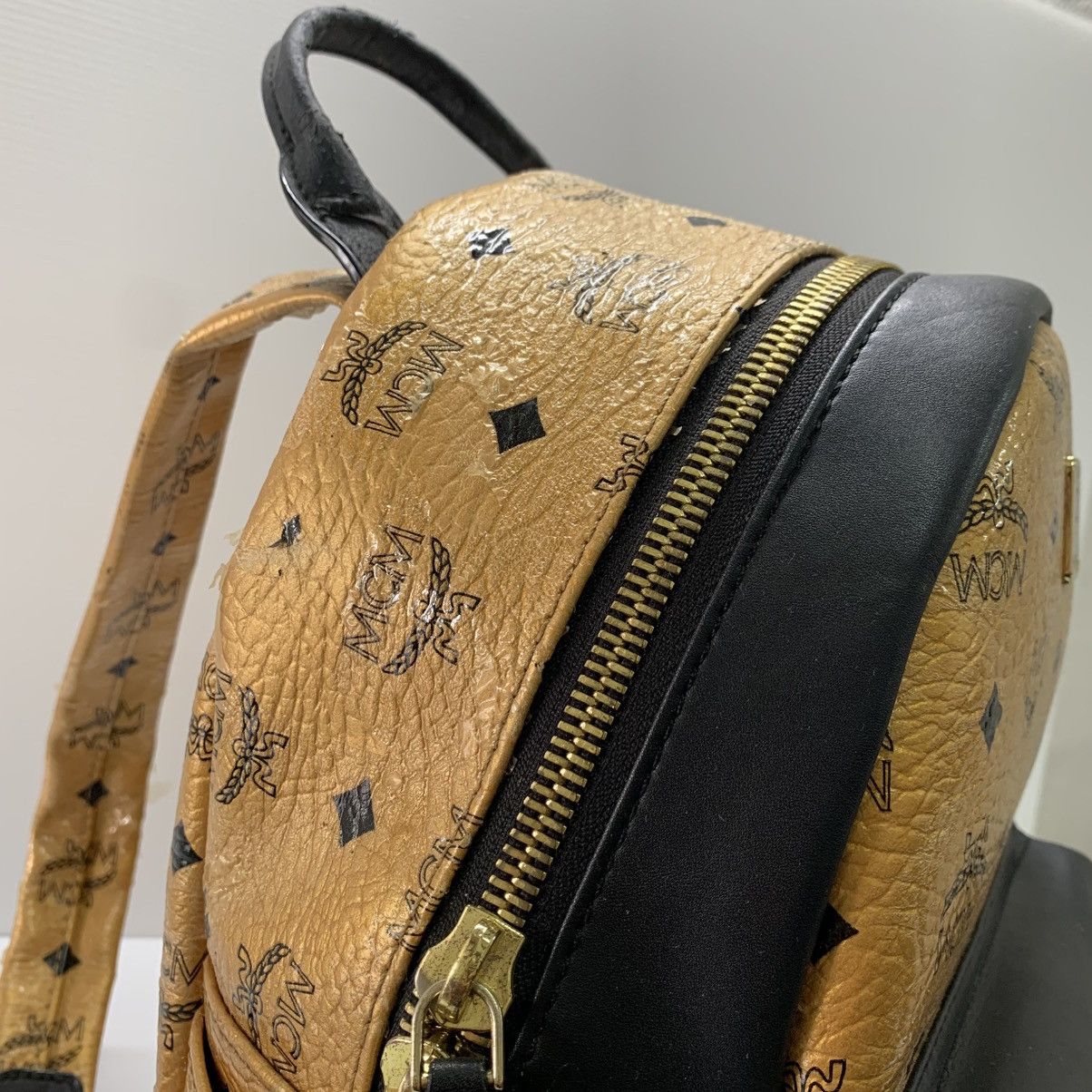 MCM MCM Monogram Medium Backpack Limted Bag Size ONE SIZE - 4 Thumbnail