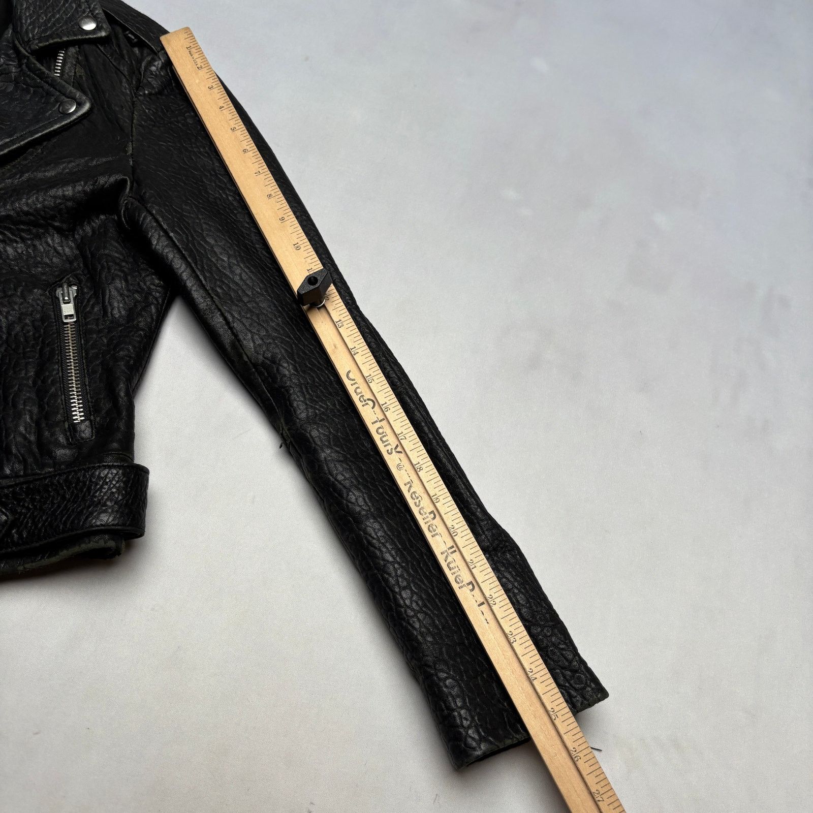 Mackage Mackage for Aritzia Pebbled Lamb Leather Jacket Womens Small Size S / US 4 / IT 40 - 8 Thumbnail