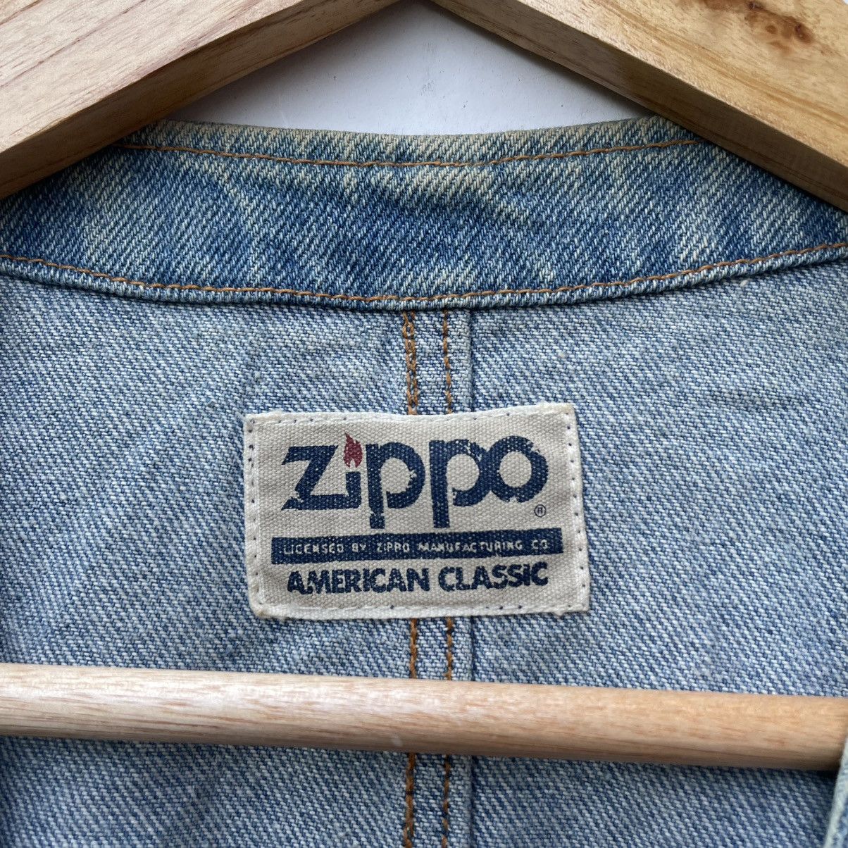Vintage 💥Vintage Zippo Vest Denim Jacket Size US M / EU 48-50 / 2 - 7 Thumbnail