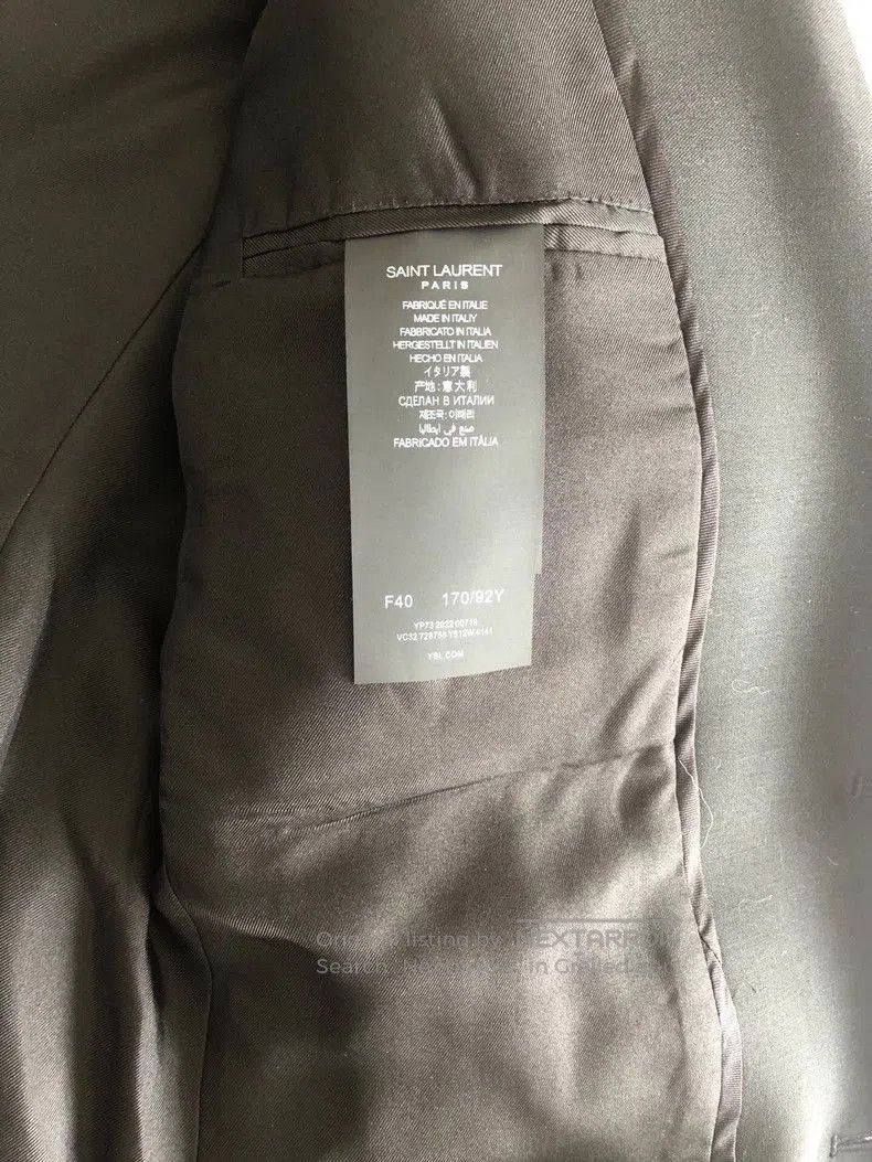 Saint Laurent Paris Saint Laurent Paris Wool suit jacket. Size S / US 4 / IT 40 - 5 Thumbnail