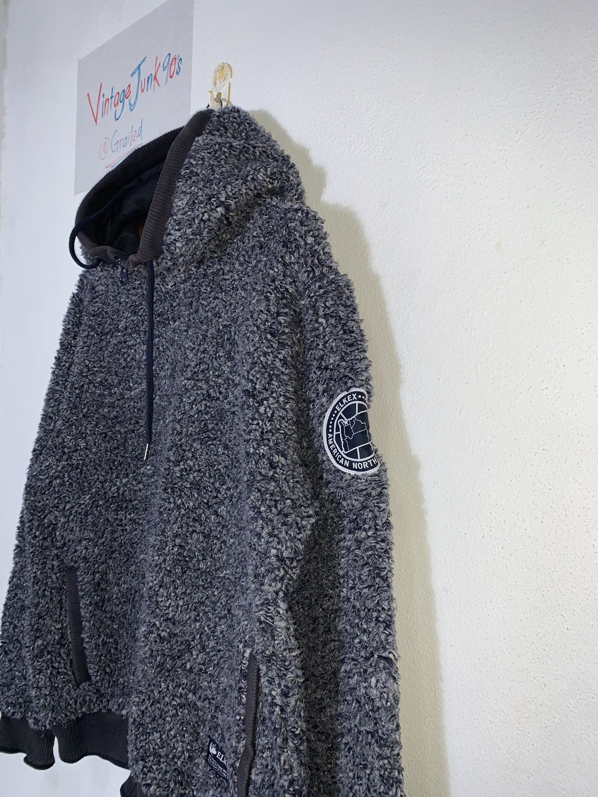 Japanese Brand ELKEK Fleece Hoodie Size US L / EU 52-54 / 3 - 3 Thumbnail