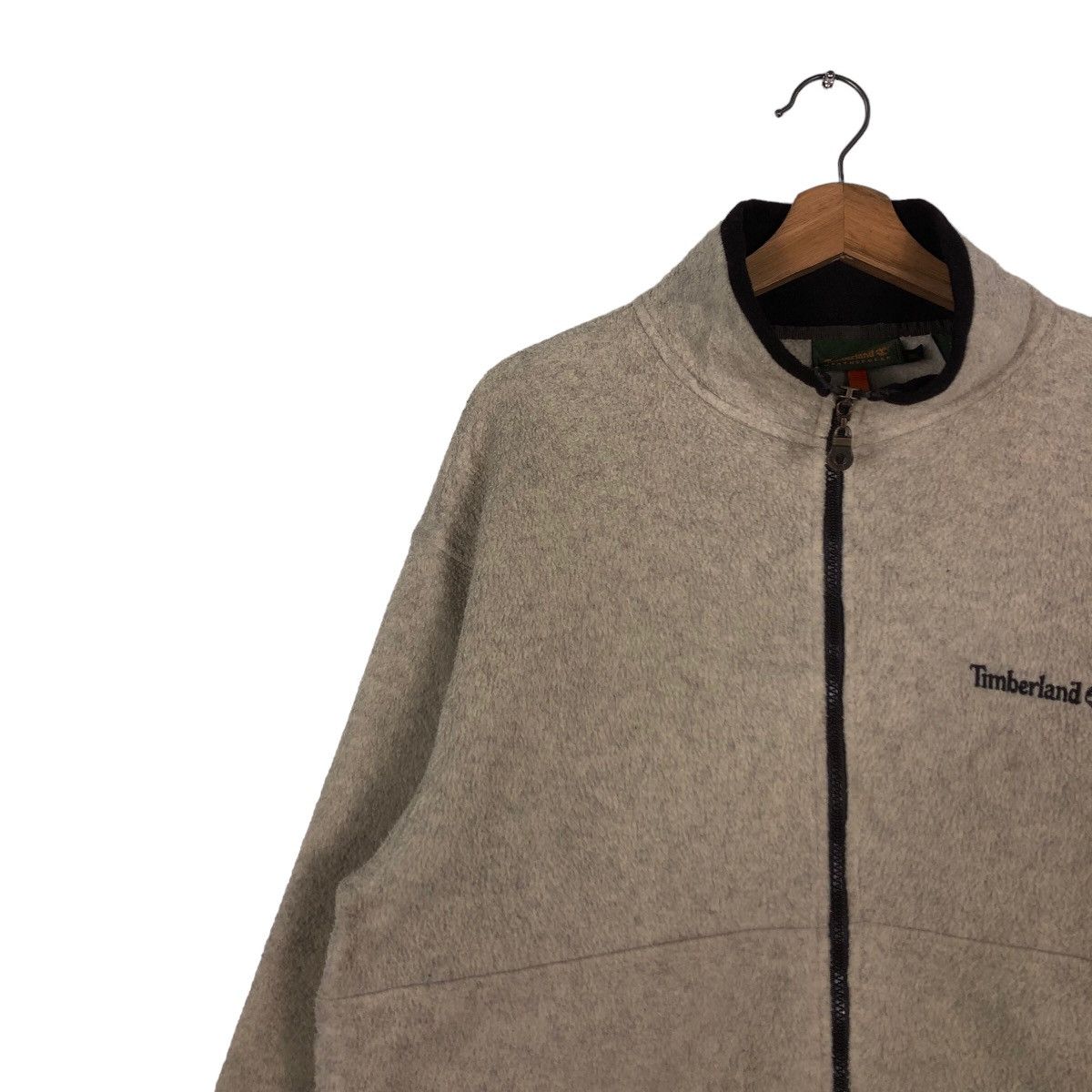 Japanese Brand 🔥Vintage Anorak Fleece Jacket Pull Over Timberland Big Logo Size US M / EU 48-50 / 2 - 7 Thumbnail