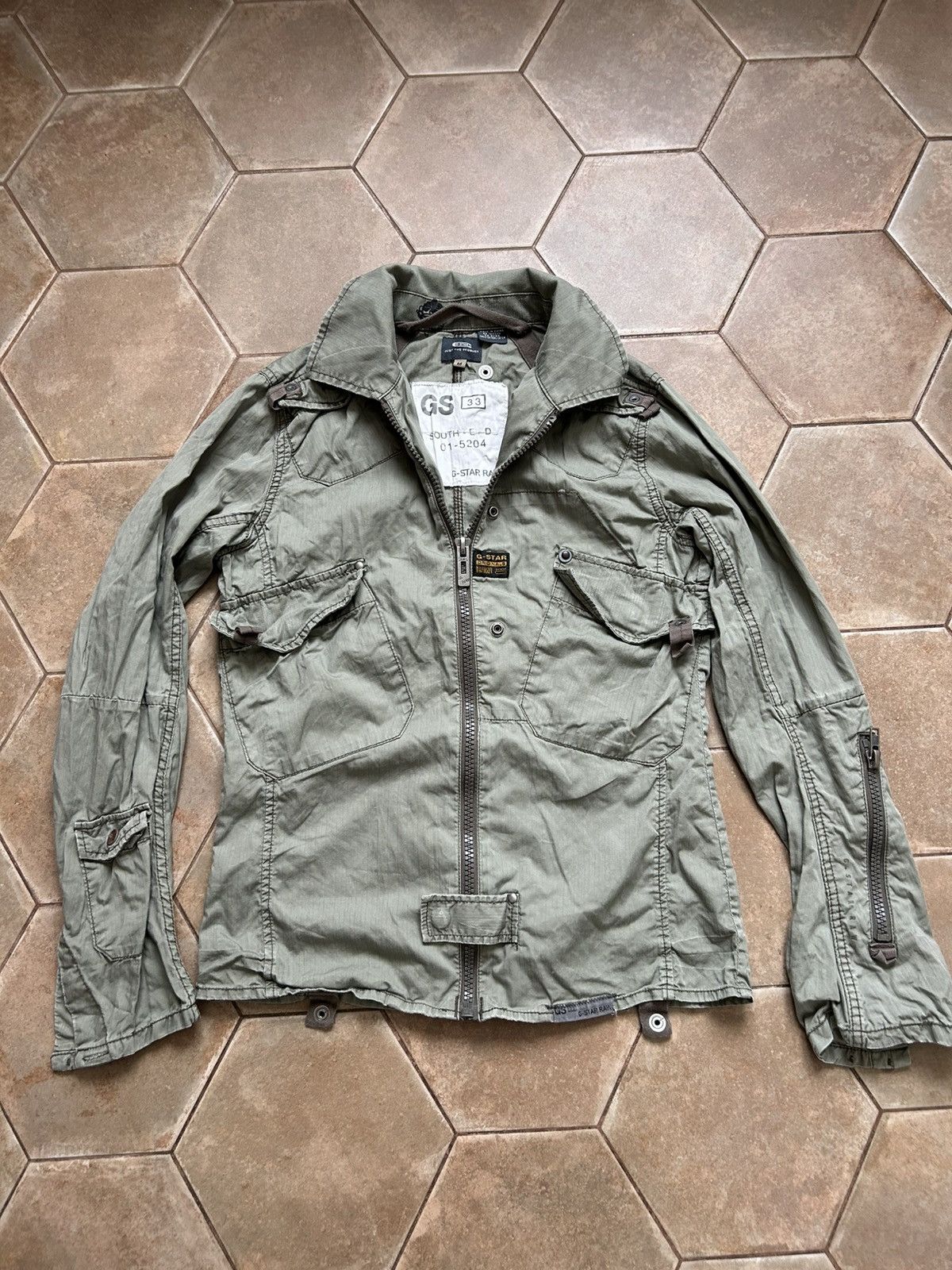 G-Star Vintage Gstar jacket multi pockets cargo y2k Size US M / EU 48-50 / 2 - 1 Thumbnail