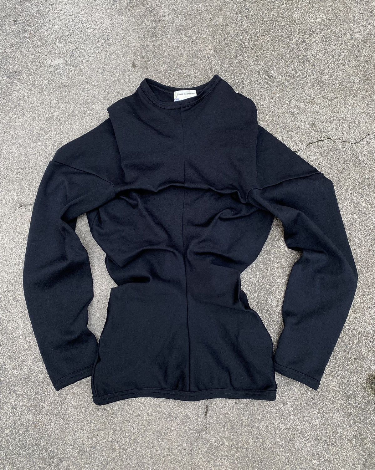 Comme des Garcons Grail! A/W 1990 Runway- Crinkled Asymmetrical Shirt Size M / US 6-8 / IT 42-44 - 1 Thumbnail