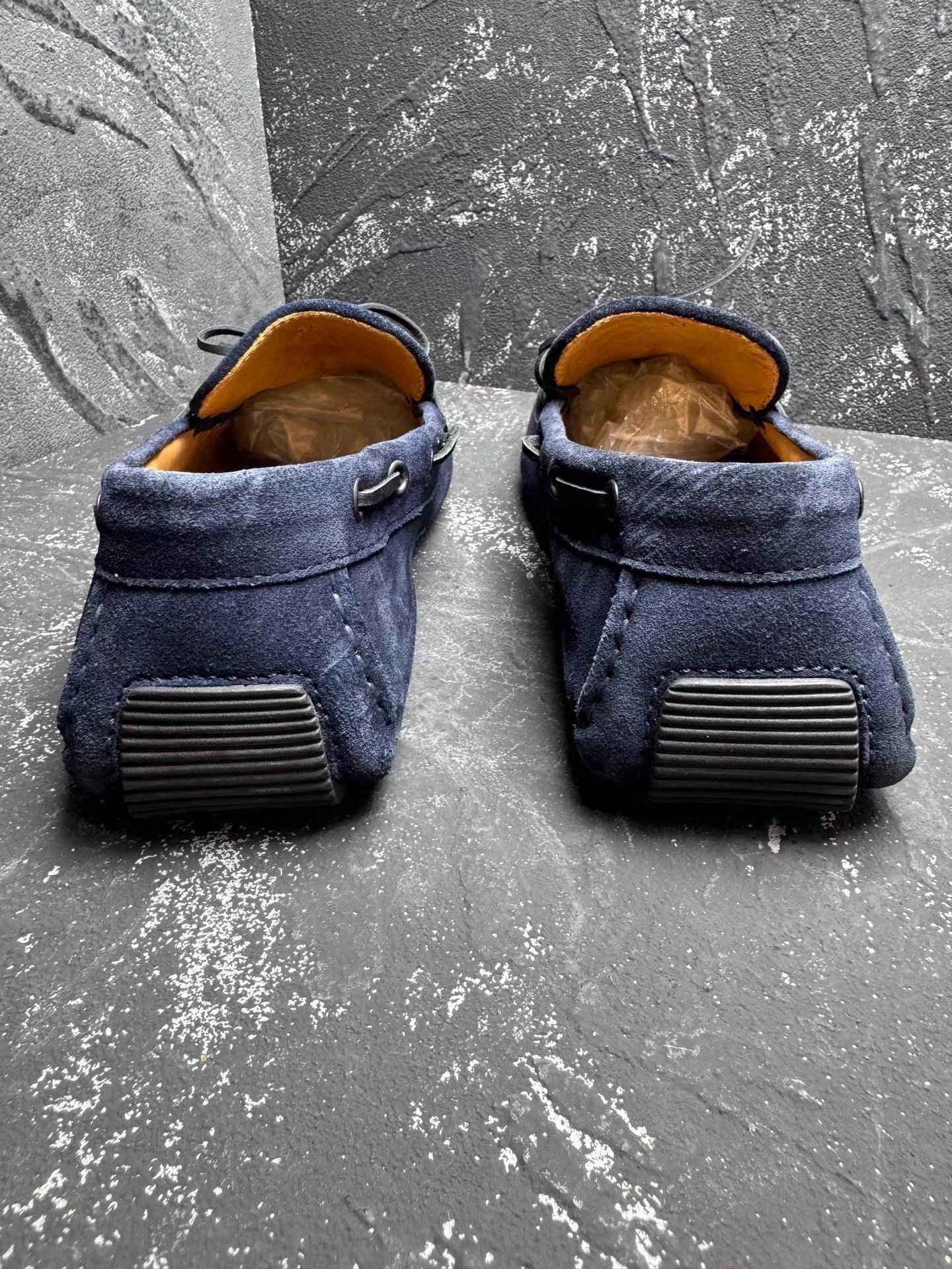 Bottega Veneta BV Blue Woven Suede Loafers Q10 Size US 8 / EU 41 - 6 Thumbnail