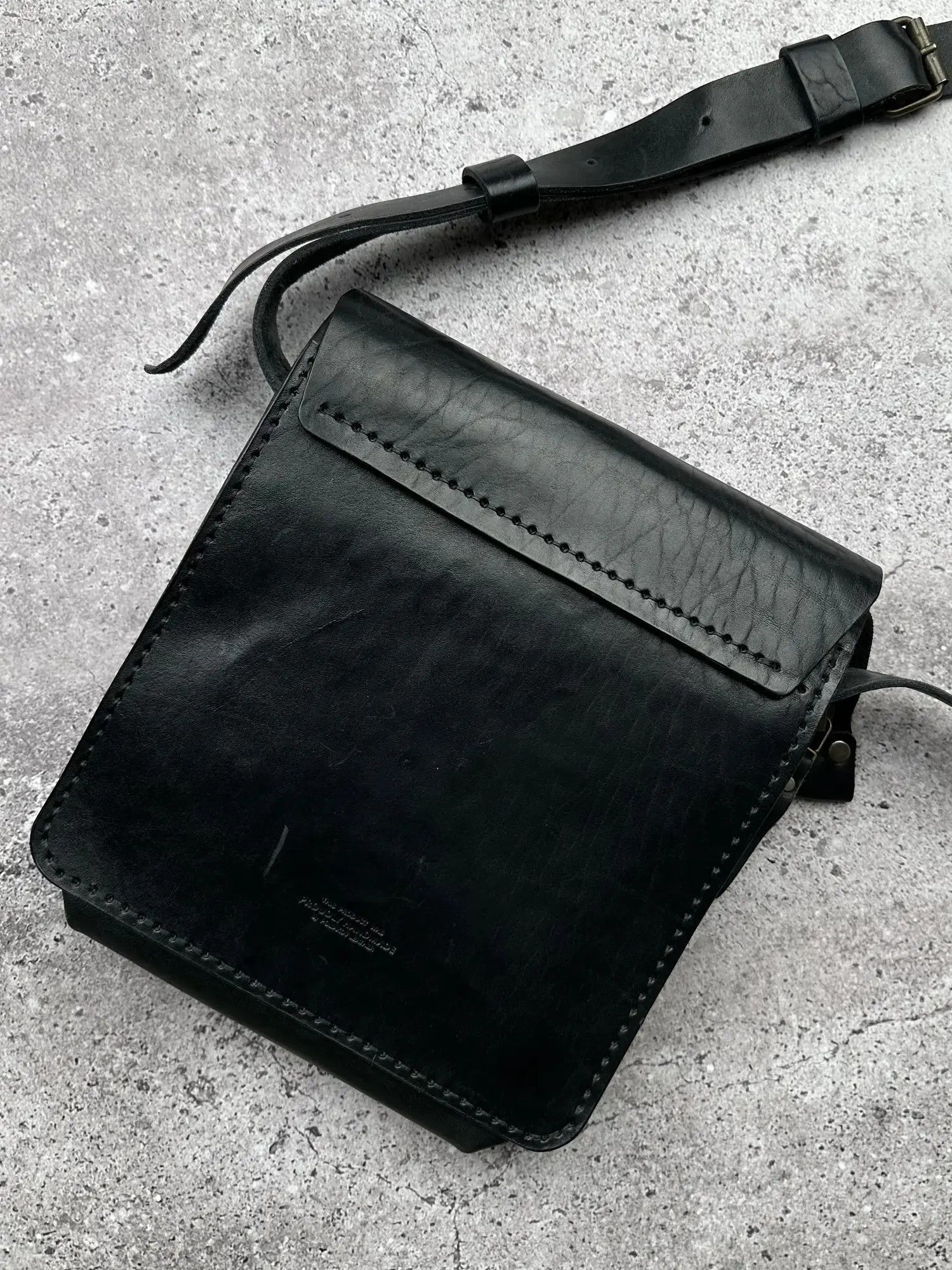 Japanese Brand Vintage Leather Bag C482(V187) Size ONE SIZE - 8 Thumbnail