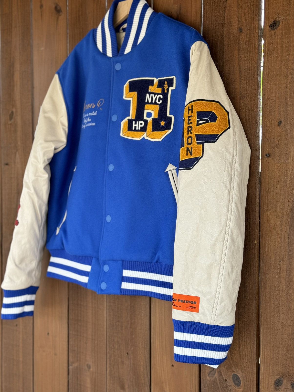 Heron Preston HERON PRESTON VARSITY JACKET SIZE SMALL Size US S / EU 44-46 / 1 - 3 Thumbnail