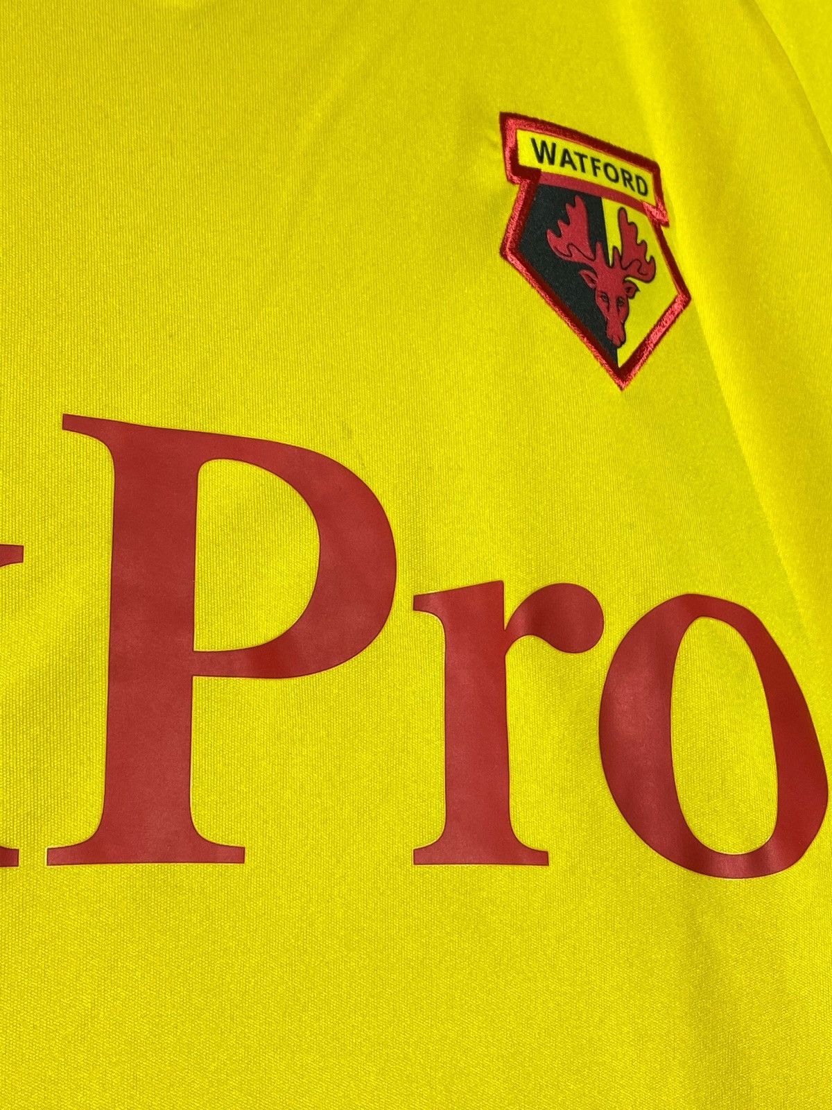 Other 🔥 ADIDAS WATFORD 2017 FOOTBALL SHIRT SOCCER JERSEY Size US L / EU 52-54 / 3 - 5 Thumbnail