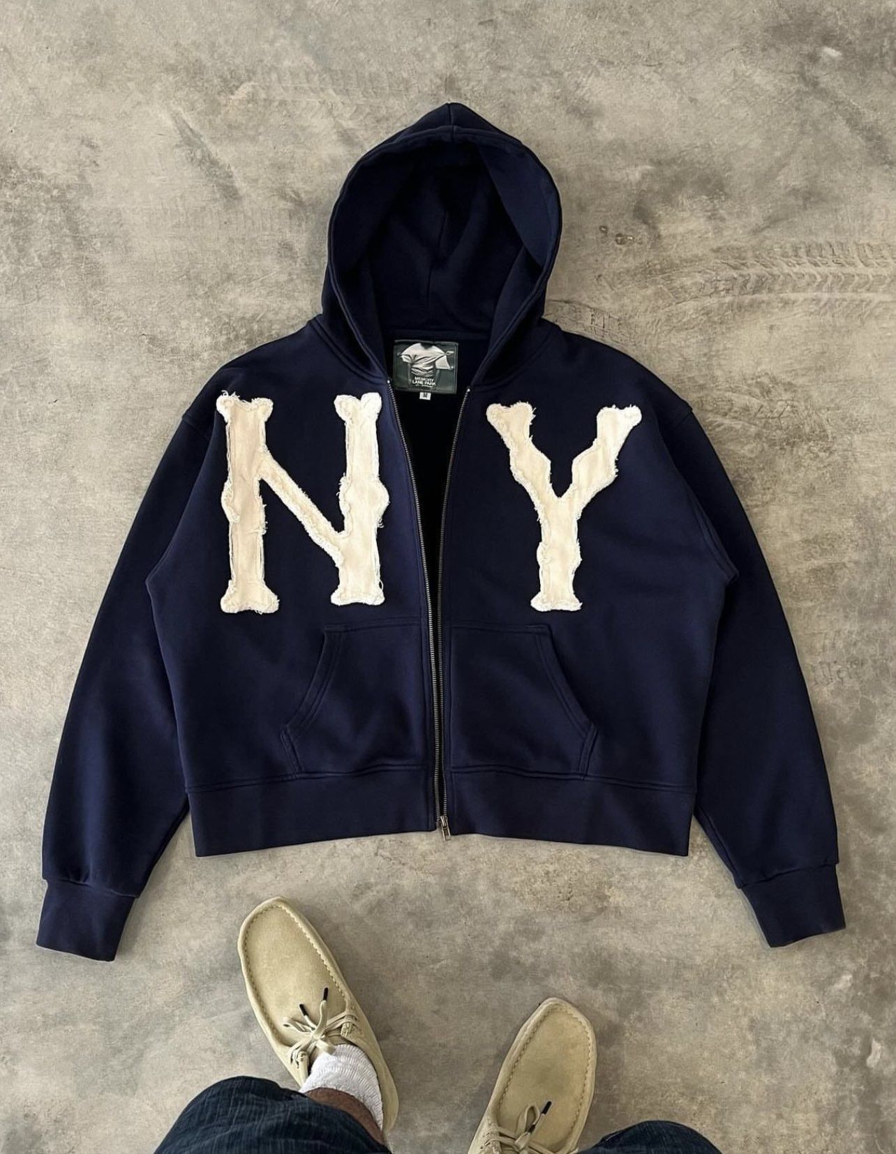 Streetwear Memory Lane Park NY Hoodie | Grailed
