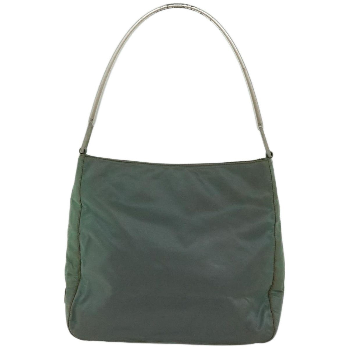 Prada Tessuto Green Synthetic Tote Bag (Pre-Owned) Size ONE SIZE - 1 Thumbnail