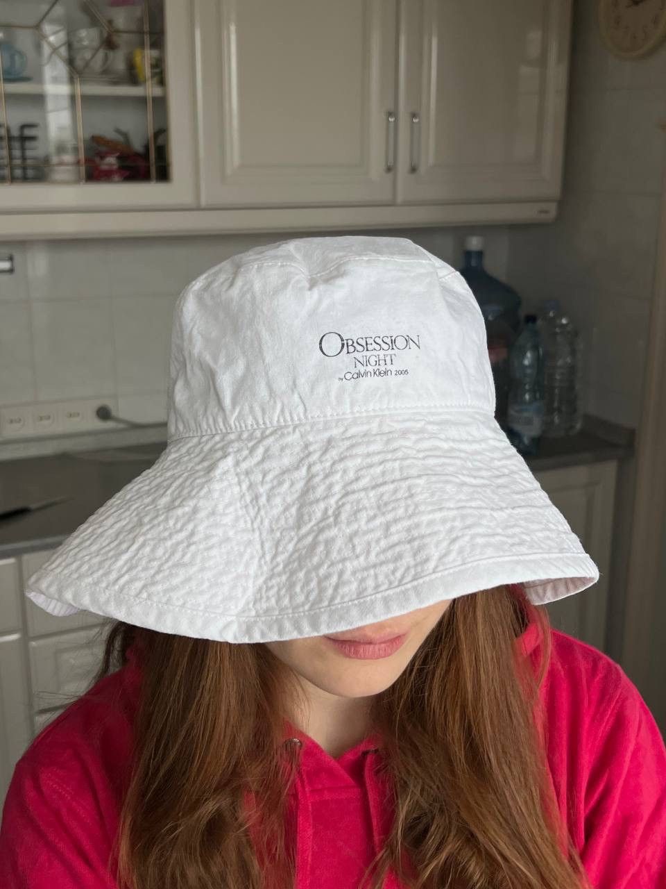Calvin Klein Vintage OBSESSION NIGHT by Calvin Klein 2005 Bucket Hat Size ONE SIZE - 2 Thumbnail