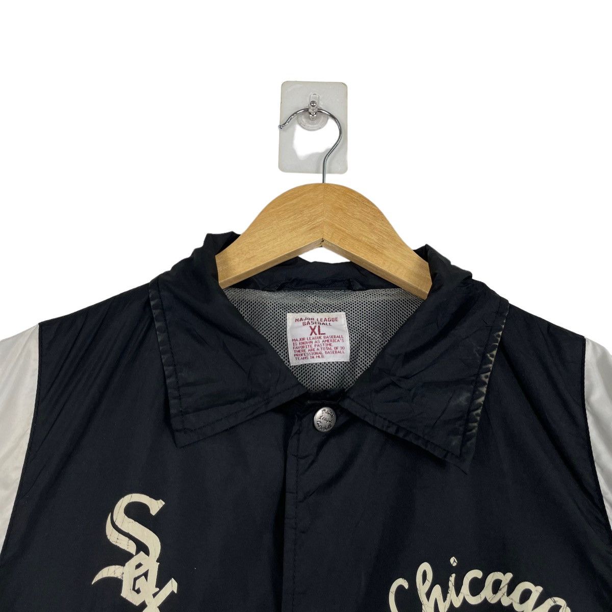 Japanese Brand × MLB × Vintage 💥MLB CHICAGO WHITE SOX SNAP COACH JACKET Size US XL / EU 56 / 4 - 4 Thumbnail