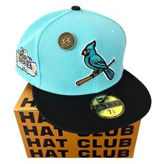 New Era 9Forty A-Frame St Louis Cardinals Snapback Hat - Light Blue – Hat  Club