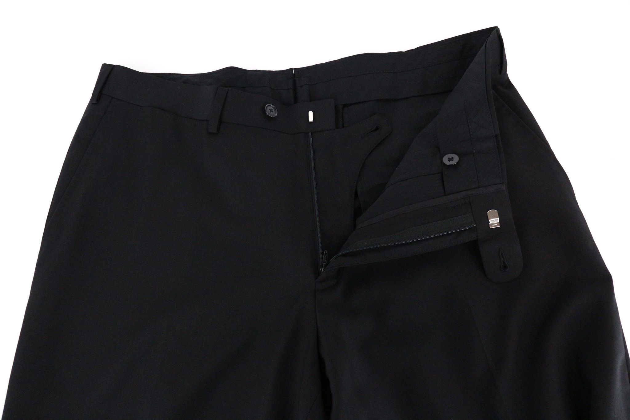 Suitsupply BRESCIA UK44S Black Wool Pleated Trousers 73631 Size 44S - 3 Thumbnail