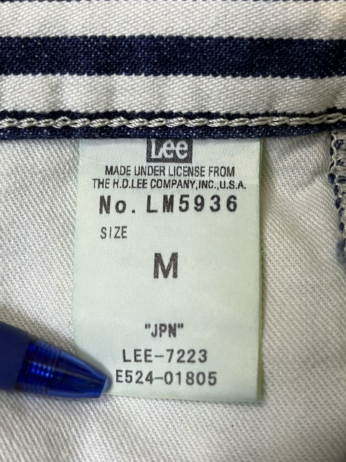 Lee VINTAGE LEE WORKWEAR CARPENTER HICKORY DRAWSTRING WAIST PANT Size US 32 / EU 48 - 23 Thumbnail