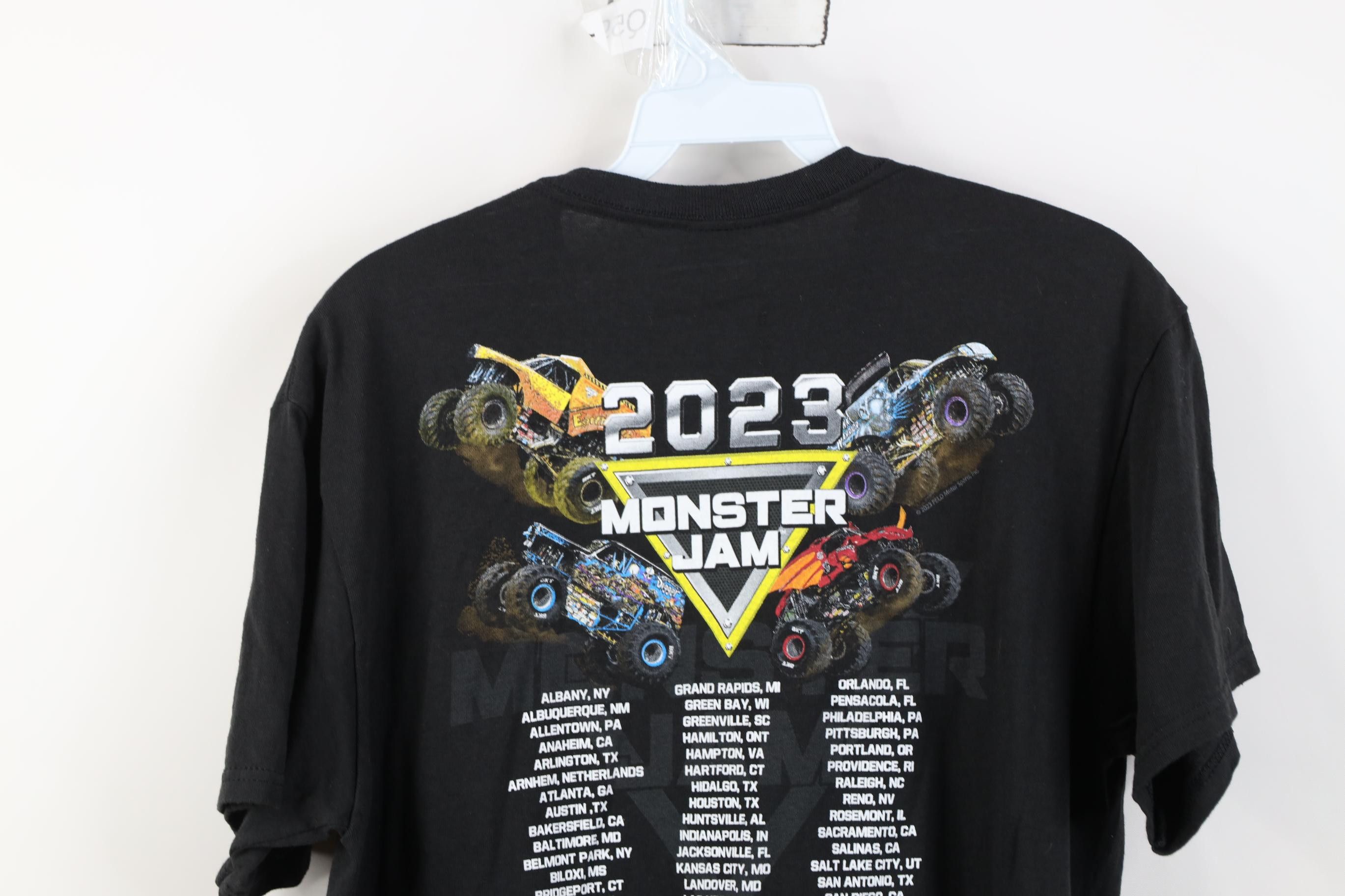 Vintage Y2K 2023 Monster Jam Grave Digger Monster Trucks T-Shirt Size US M / EU 48-50 / 2 - 14 Thumbnail