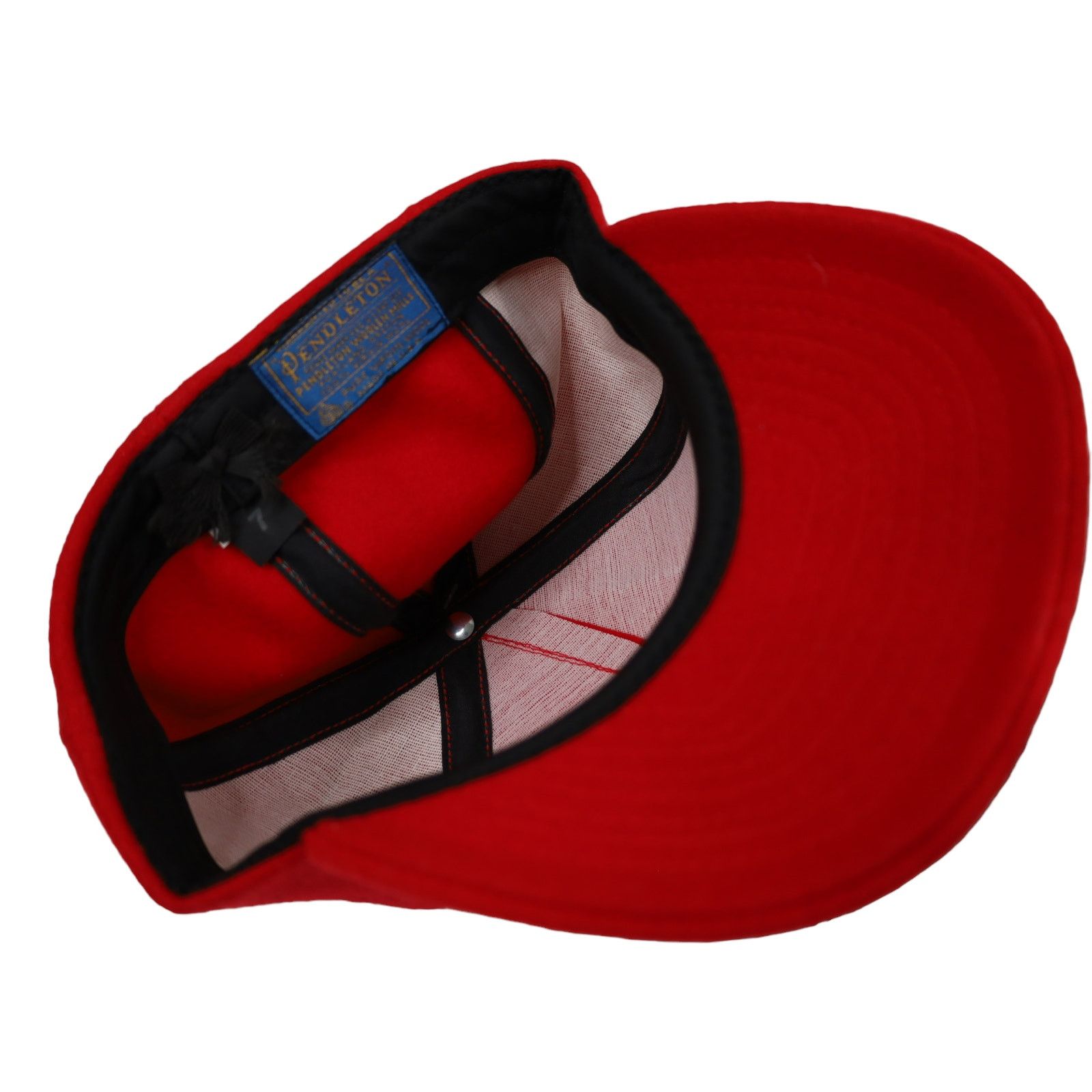 Pendleton × Vintage Vintage Pendleton %100 Wool Spellout Fitted Cap Size ONE SIZE - 4 Thumbnail