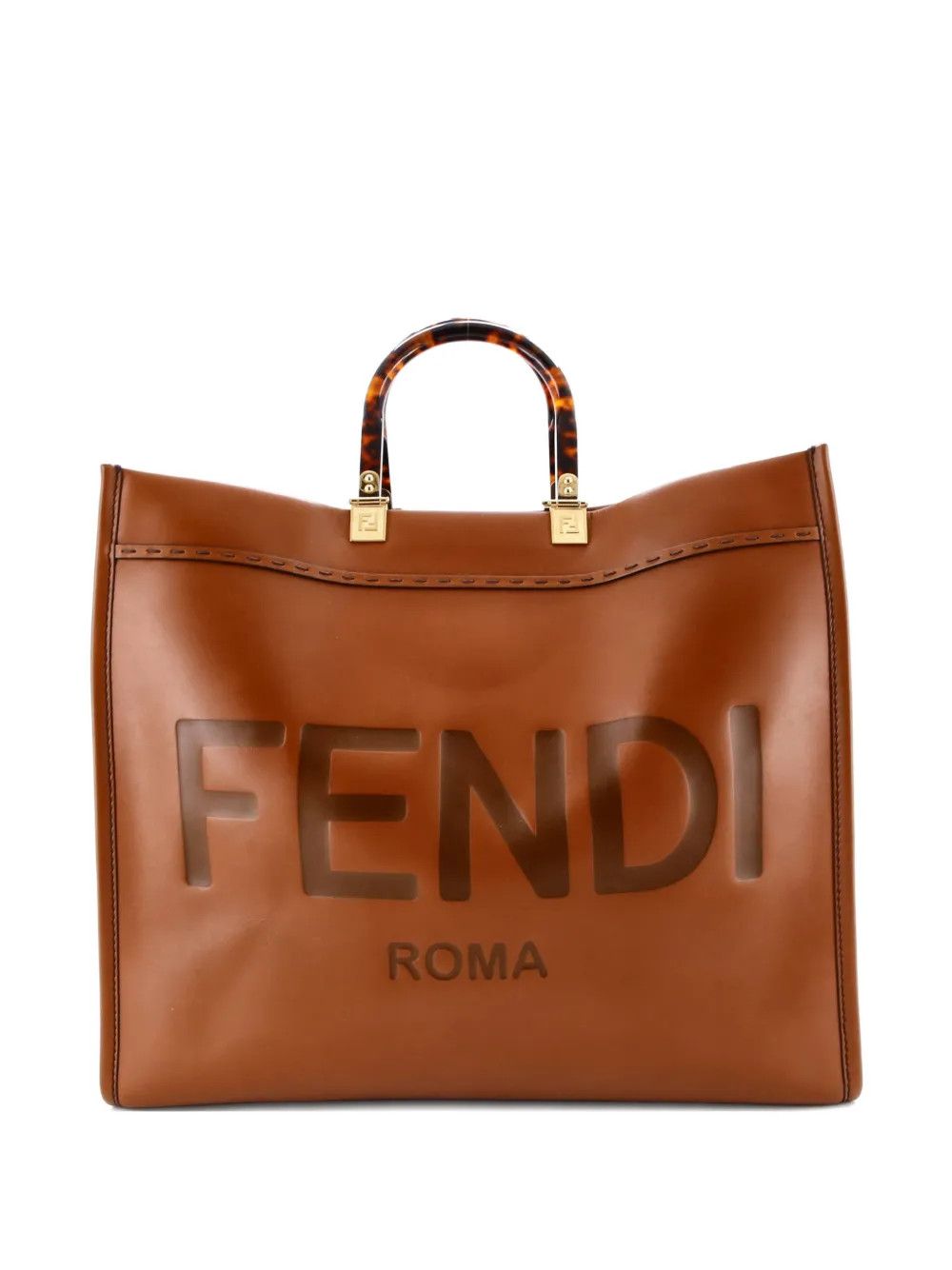Fendi o1loc1c0426 Size:OS/Sunshine Large in Brown Size ONE SIZE - 1 Thumbnail