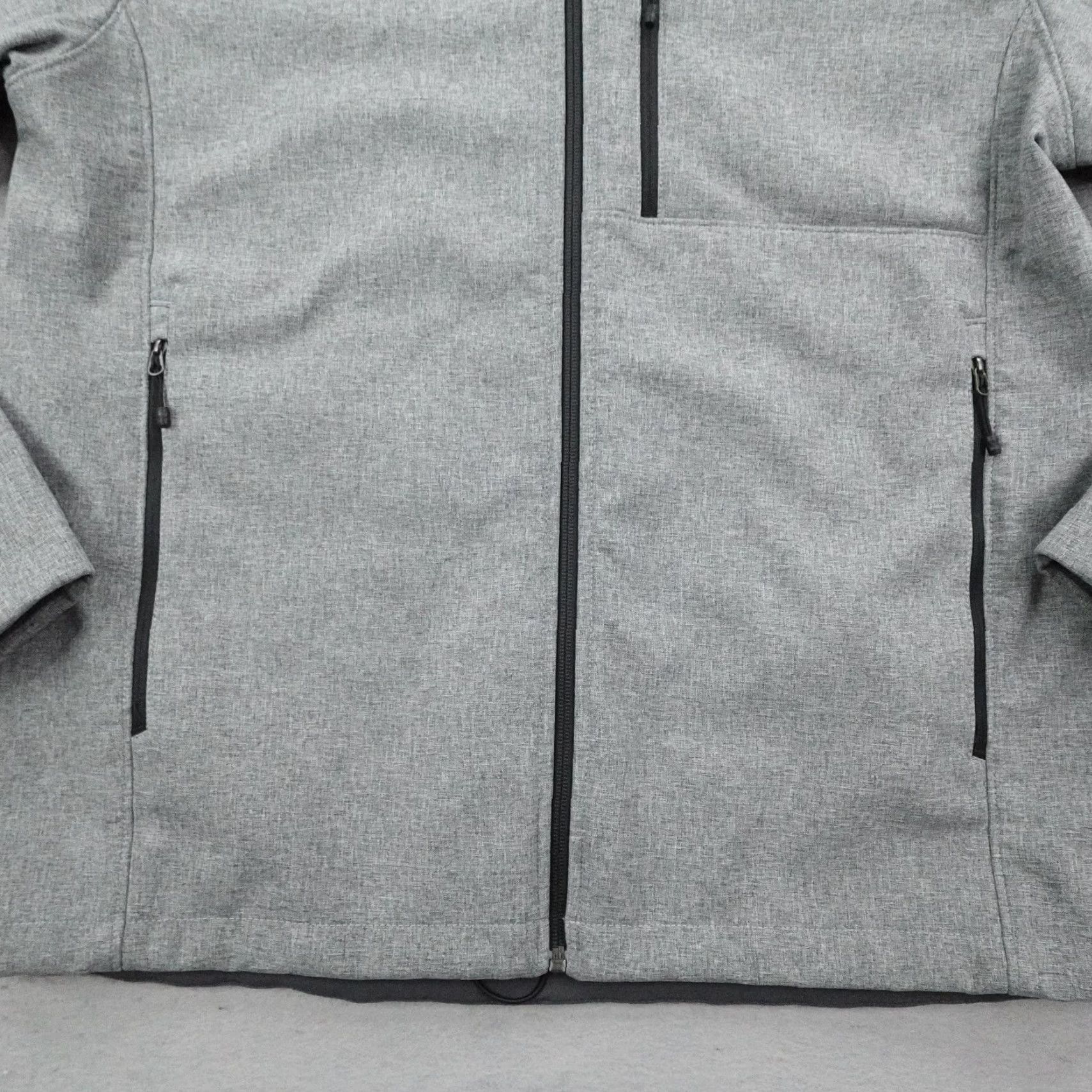 The North Face North Face Jacket Mens Large Gray Apex Barrier Soft Shell Full Zip Up Coat Size US L / EU 52-54 / 3 - 3 Thumbnail