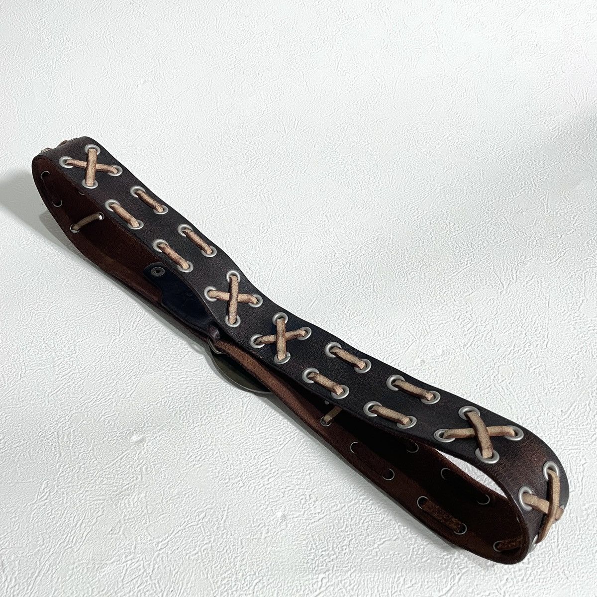 True Religion Y2k True Religion vintage leather belt kapital style Size 34 - 3 Thumbnail