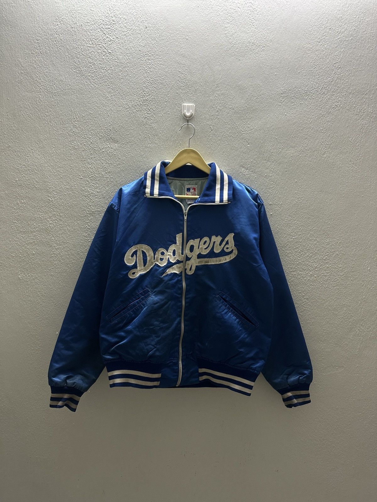 MLB × Vintage Vintage MLB Los Angeles Dodgers Big Spellout Jacket Size US M / EU 48-50 / 2 - 1 Thumbnail