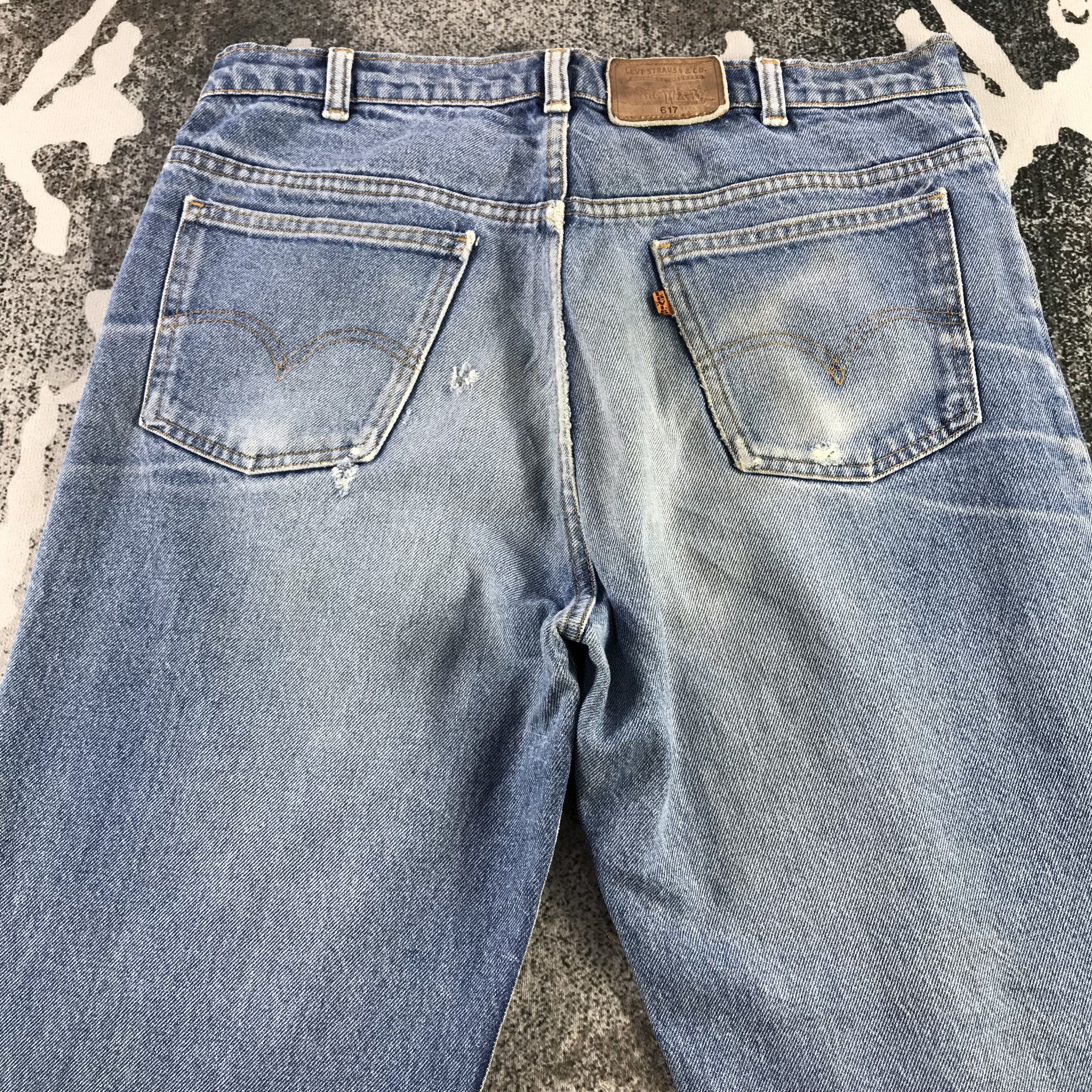 Levi's Vintage Levis 617 Jeans Medium Wash Denim KJ3379 Size US 36 / EU 52 - 4 Thumbnail
