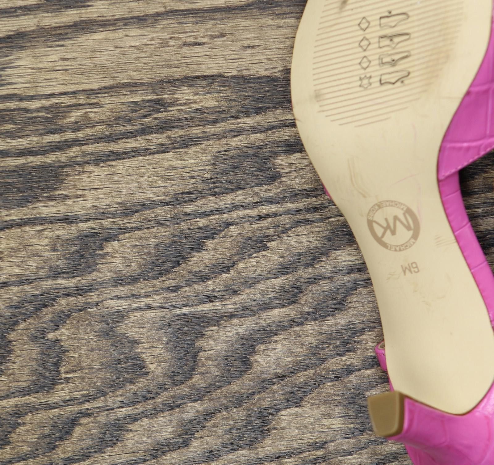 Michael Kors Michael Michael Kors Womens Mid Sling Sandals Cerise Pink 6m Size US 6 / IT 36 - 6 Thumbnail