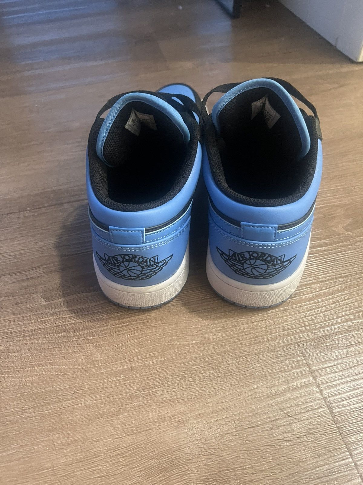 Nike Jordan 1 low black university blue Size US 10 / EU 43 - 6 Thumbnail