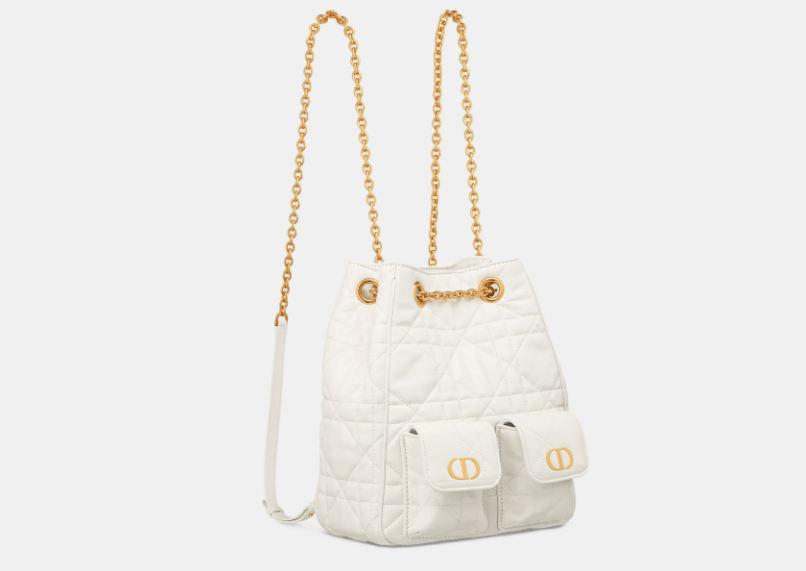 Dior o1w1db10426 M3375U Size:OS / Medium Caro Backpack in Latte Size ONE SIZE - 2 Thumbnail