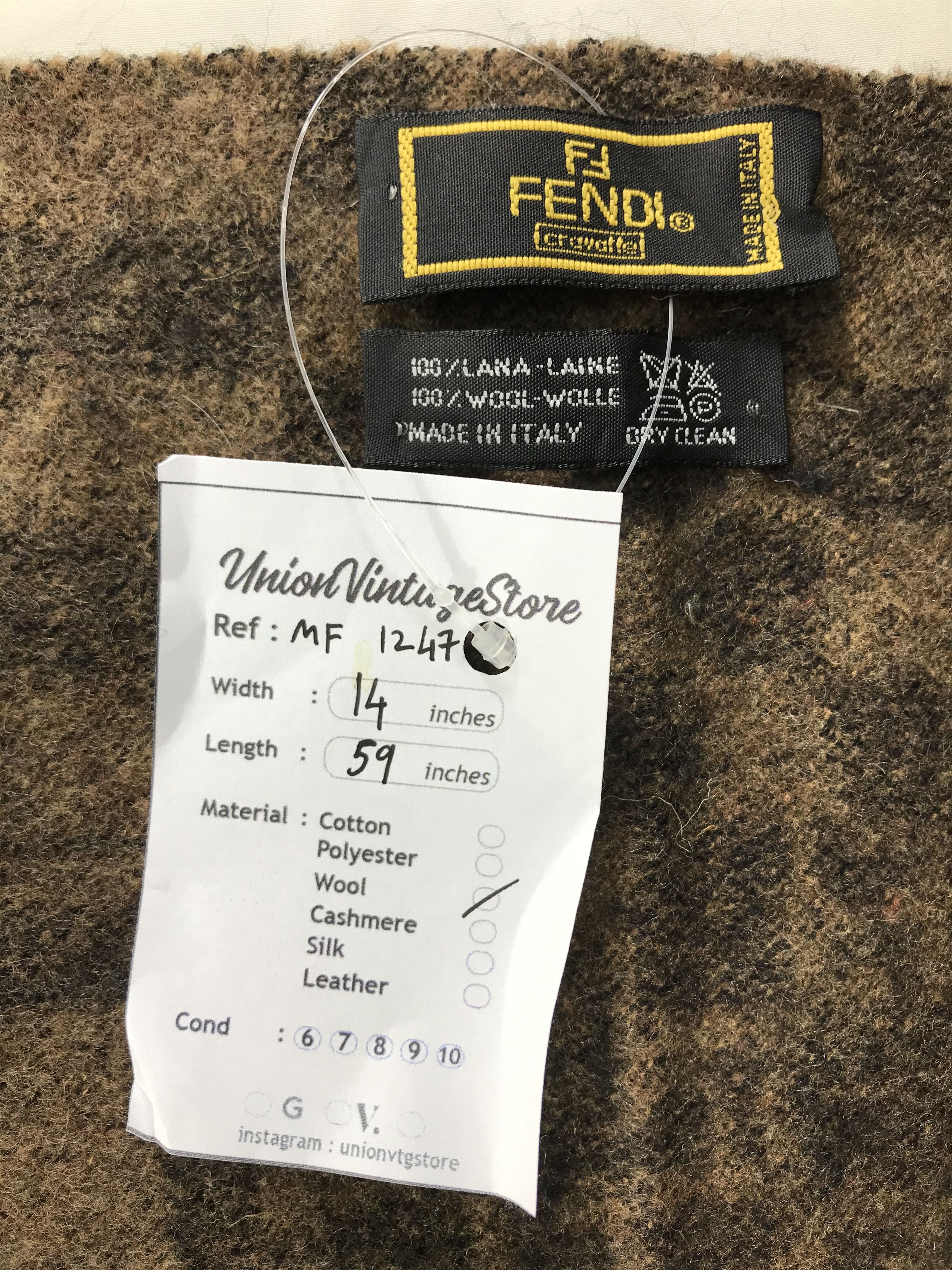 Fendi × Vintage Fendi Scarf / Muffler / Neckwear Size ONE SIZE - 5 Thumbnail