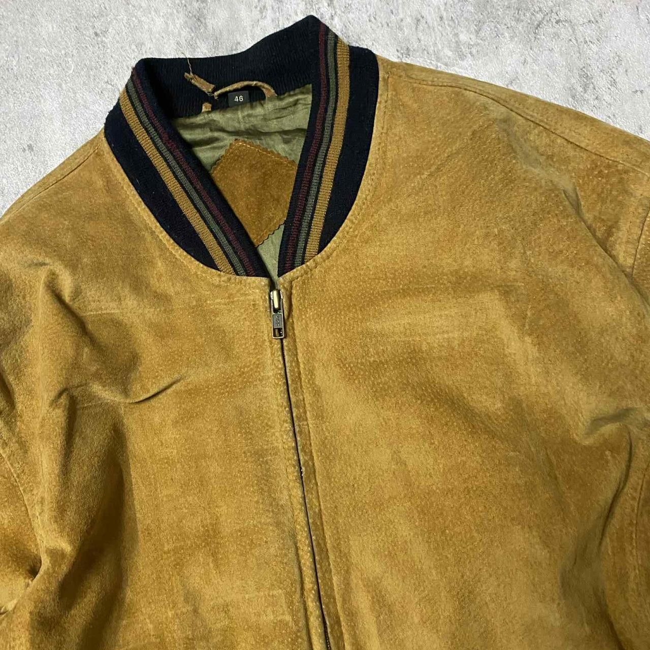 Other Brown suede bomber jacket with leather details #bomberjacket Size US M / EU 48-50 / 2 - 2 Thumbnail