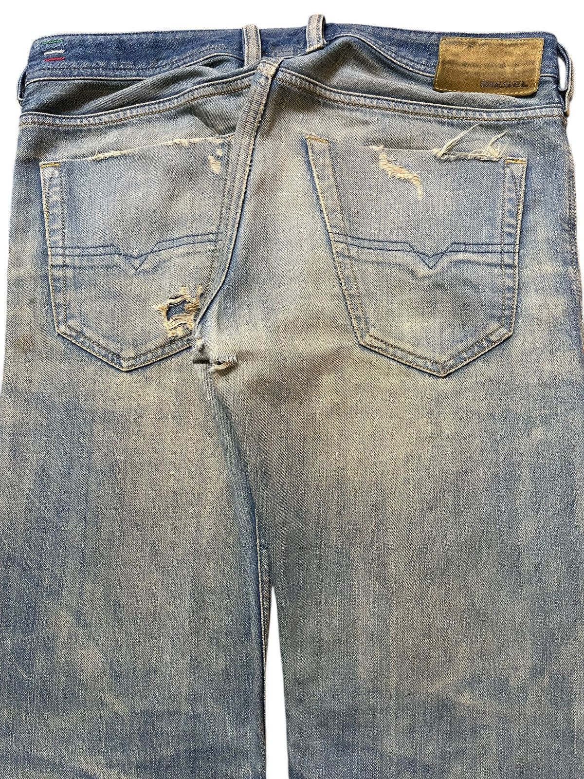Diesel Vintage Diesel Industry Mud Wash Distressed Style Jeans Size US 33 - 6 Thumbnail