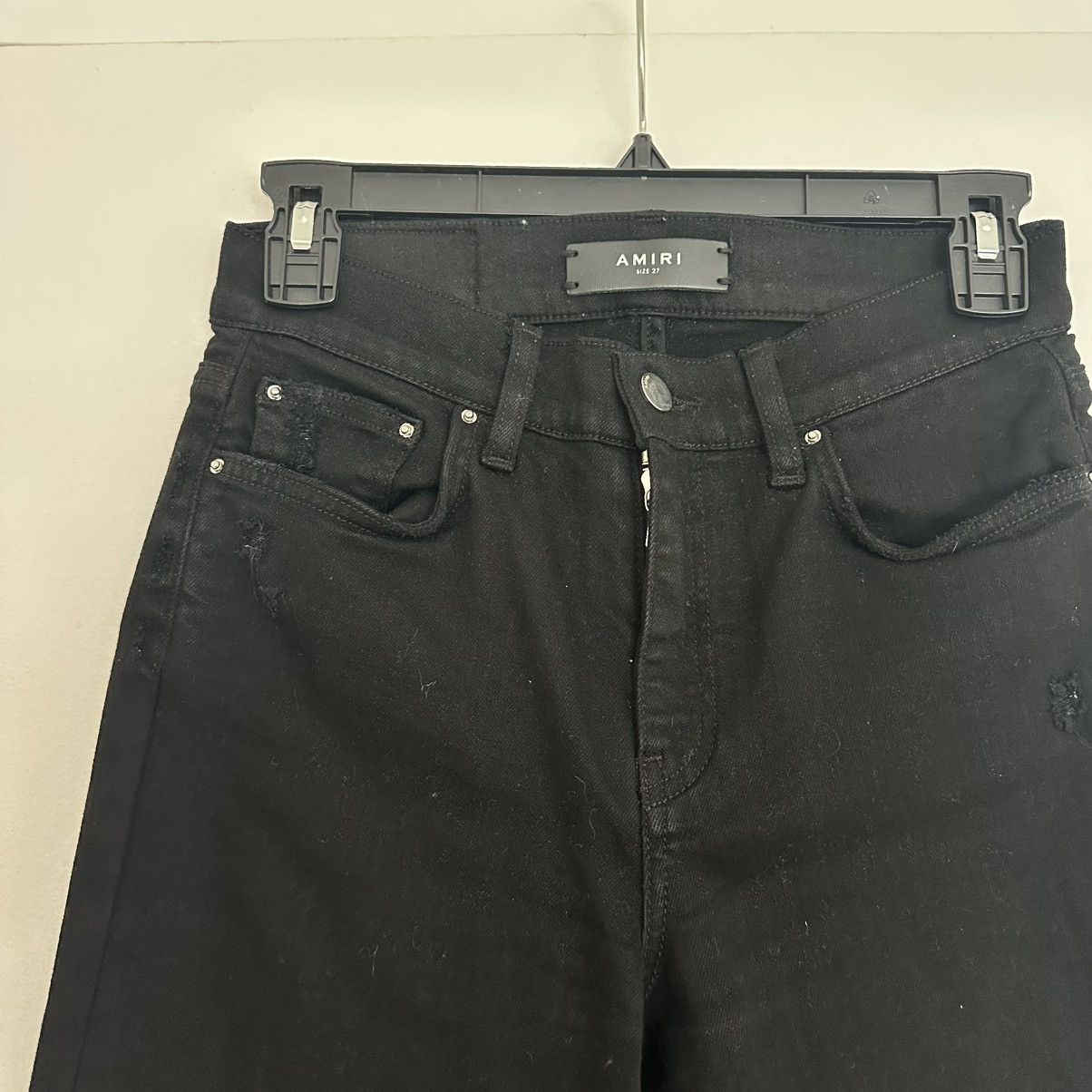 Amiri AMIRI BLACK SKINNY PANT Size 27" / US 4 / IT 40 - 7 Thumbnail