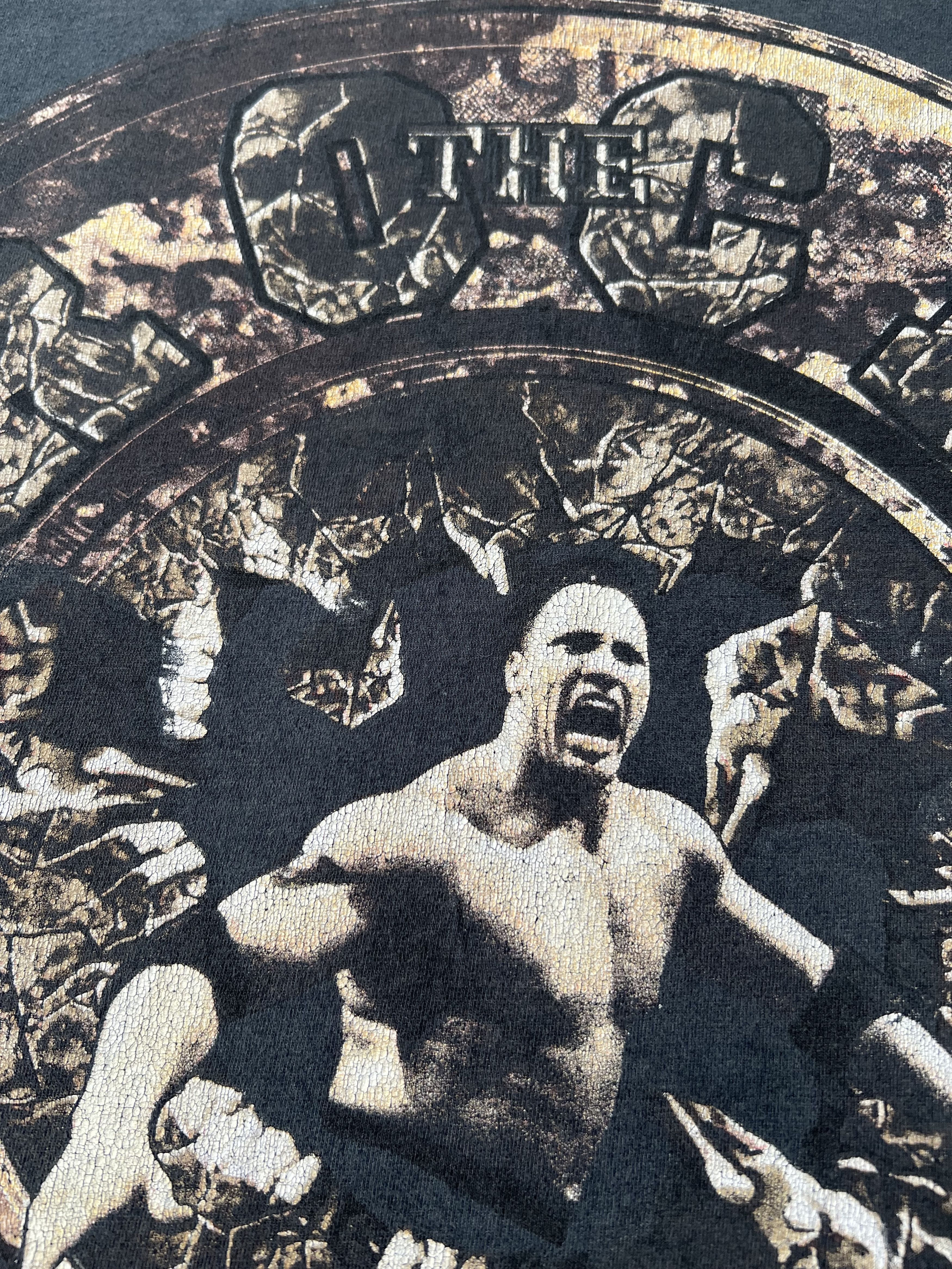 WWE Vintage 1998 The Rock WWE Faded Black T-shirt Size US M / EU 48-50 / 2 - 8 Thumbnail