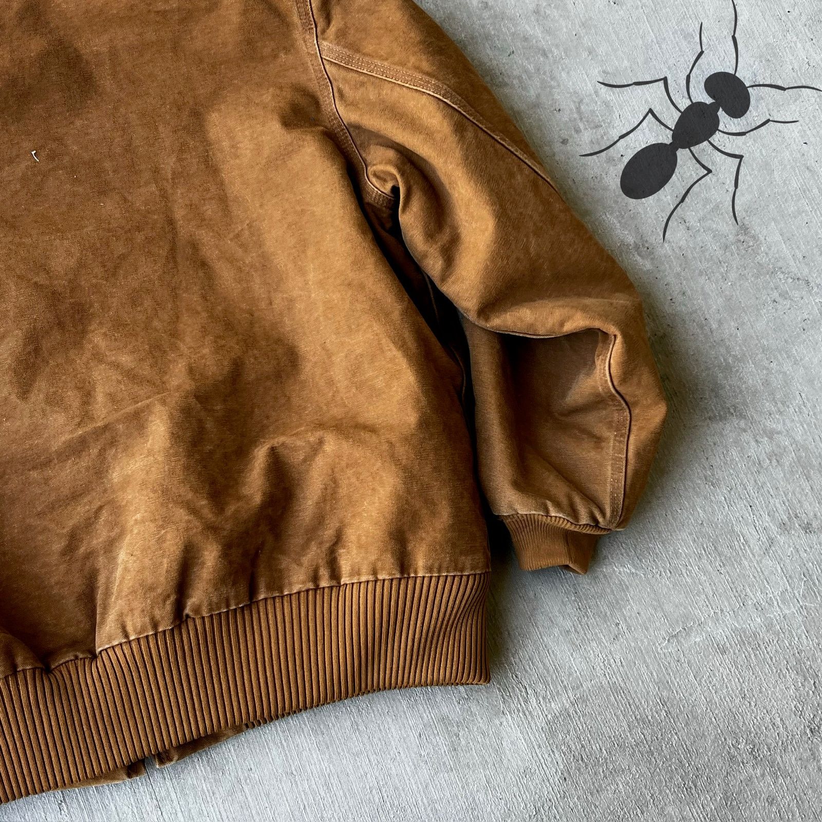 Carhartt × Vintage Carhartt J130 BRN brown hooded work wear jacket Size US XXL / EU 58 / 5 - 11 Thumbnail
