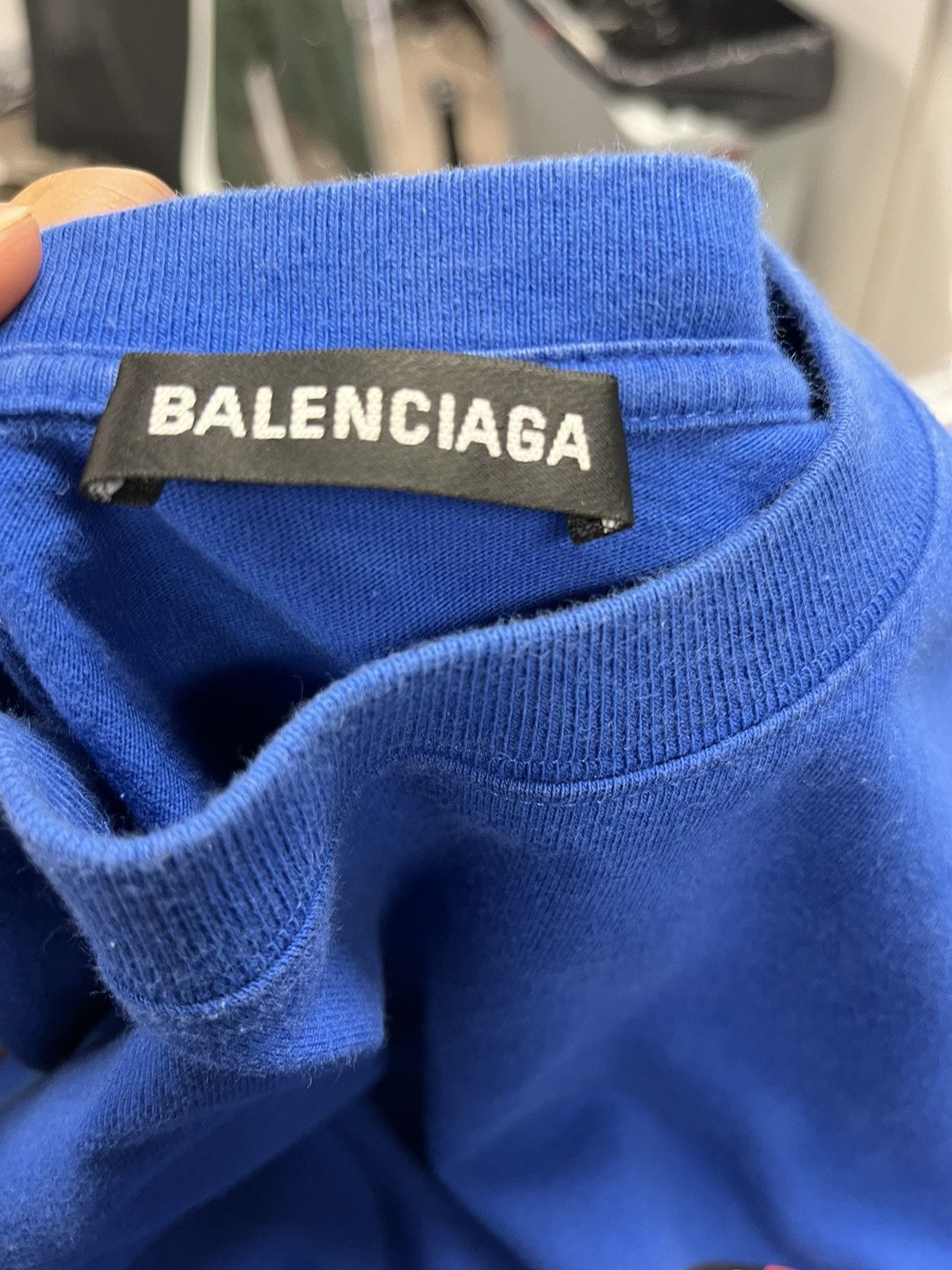 Balenciaga Balenciaga racer 24/7 tee blue Size US S / EU 44-46 / 1 - 3 Thumbnail