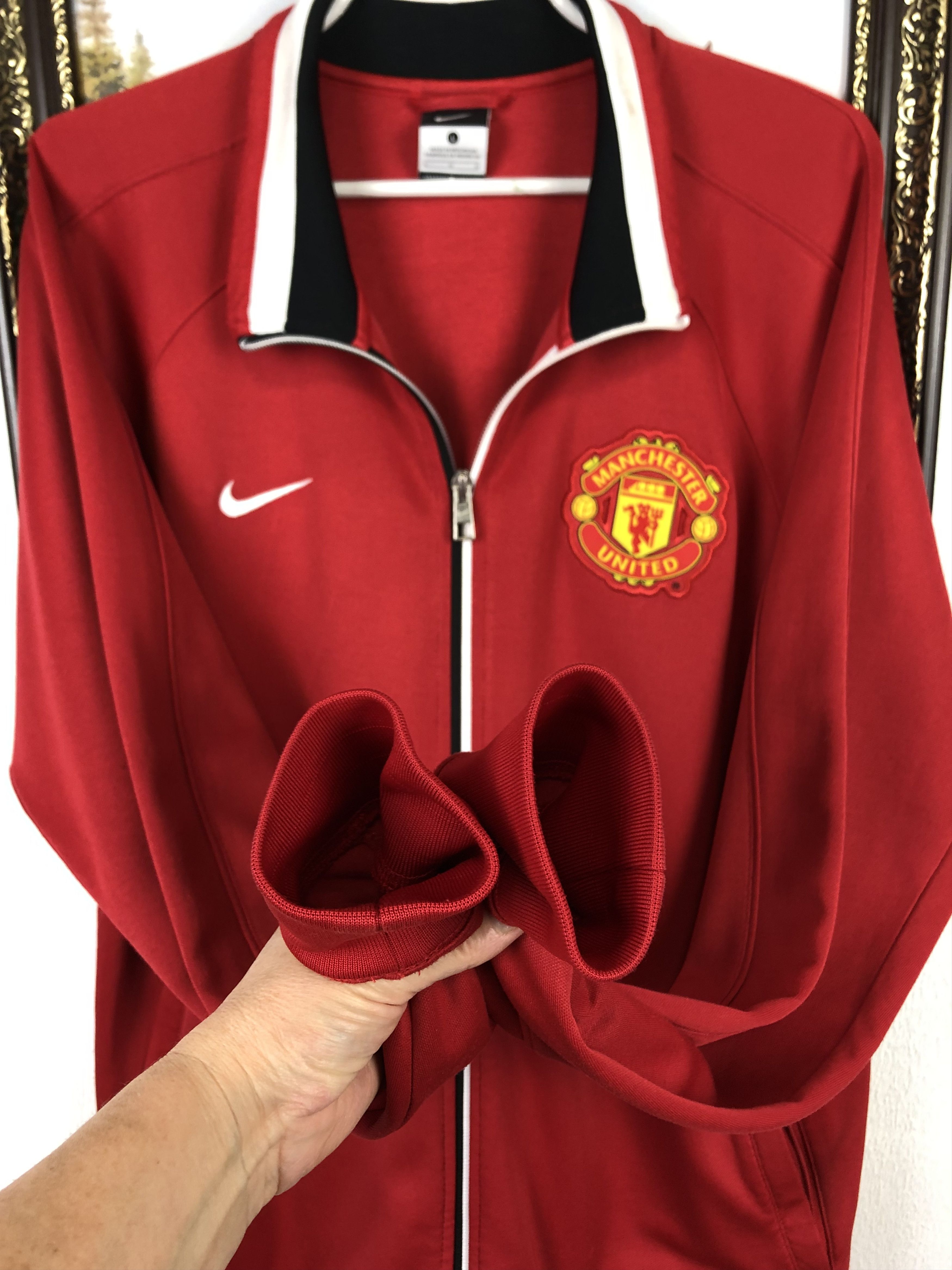 Nike Manchester United Nike Football Jacket Soccer Track Top Mens Size US L / EU 52-54 / 3 - 4 Thumbnail