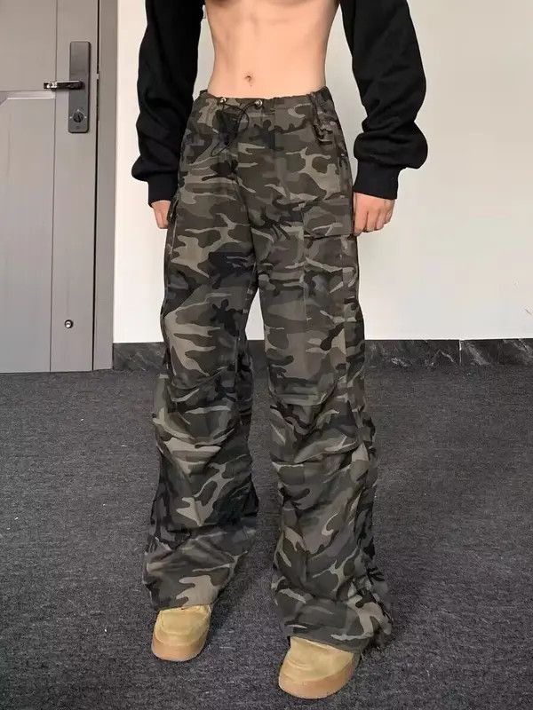 VIBE Retro camouflage street workwear hip hop casual pants Size US 32 / EU 48 - 7 Thumbnail