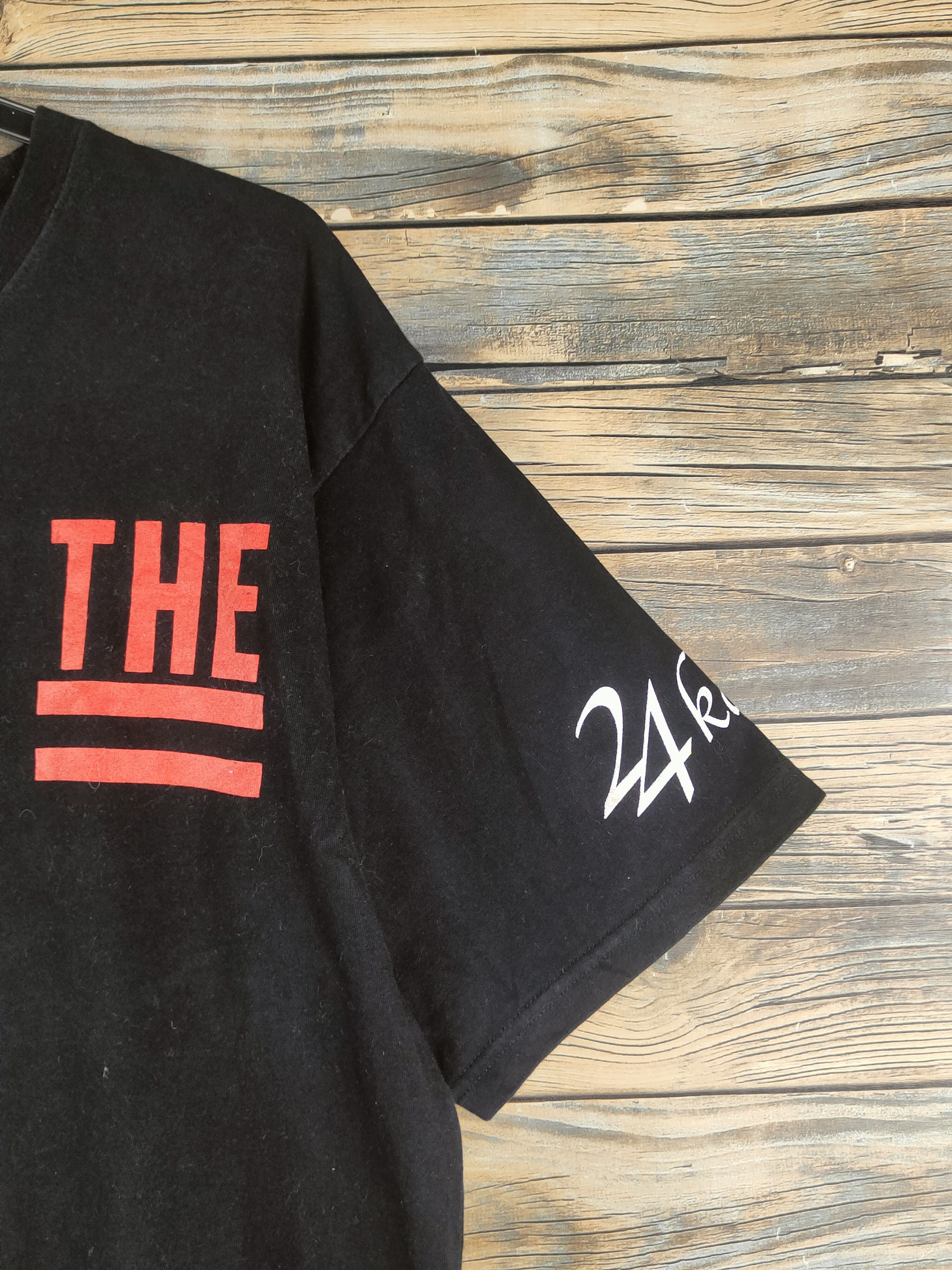 Japanese Brand DL Exile Tribe Black 24K Short Sleeve T-shirts #46-636 Size US XL / EU 56 / 4 - 7 Thumbnail