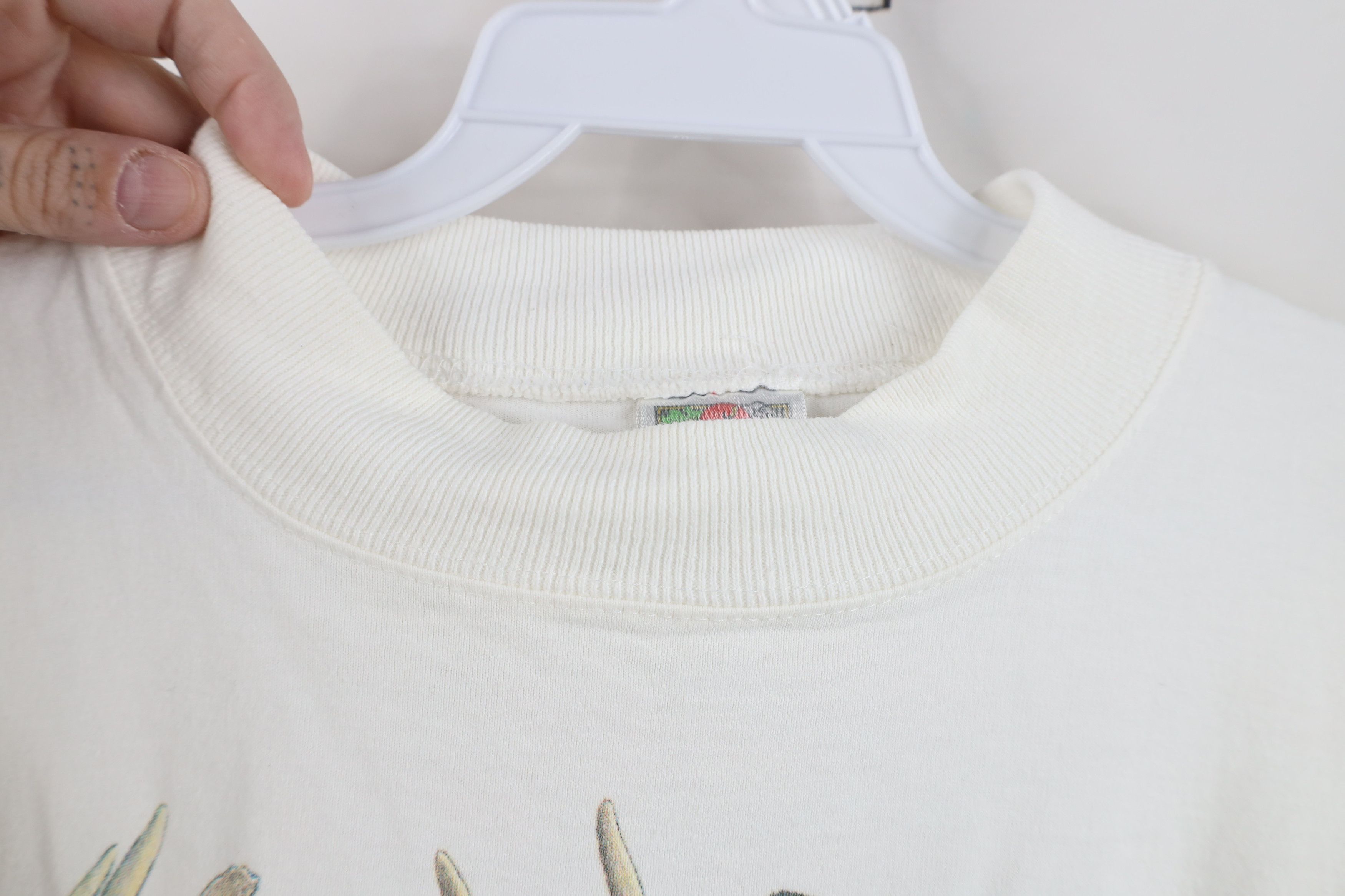 Vintage Vintage 90s Streetwear Heavyweight Buck Mock Neck T-Shirt Size US XXL / EU 58 / 5 - 7 Thumbnail
