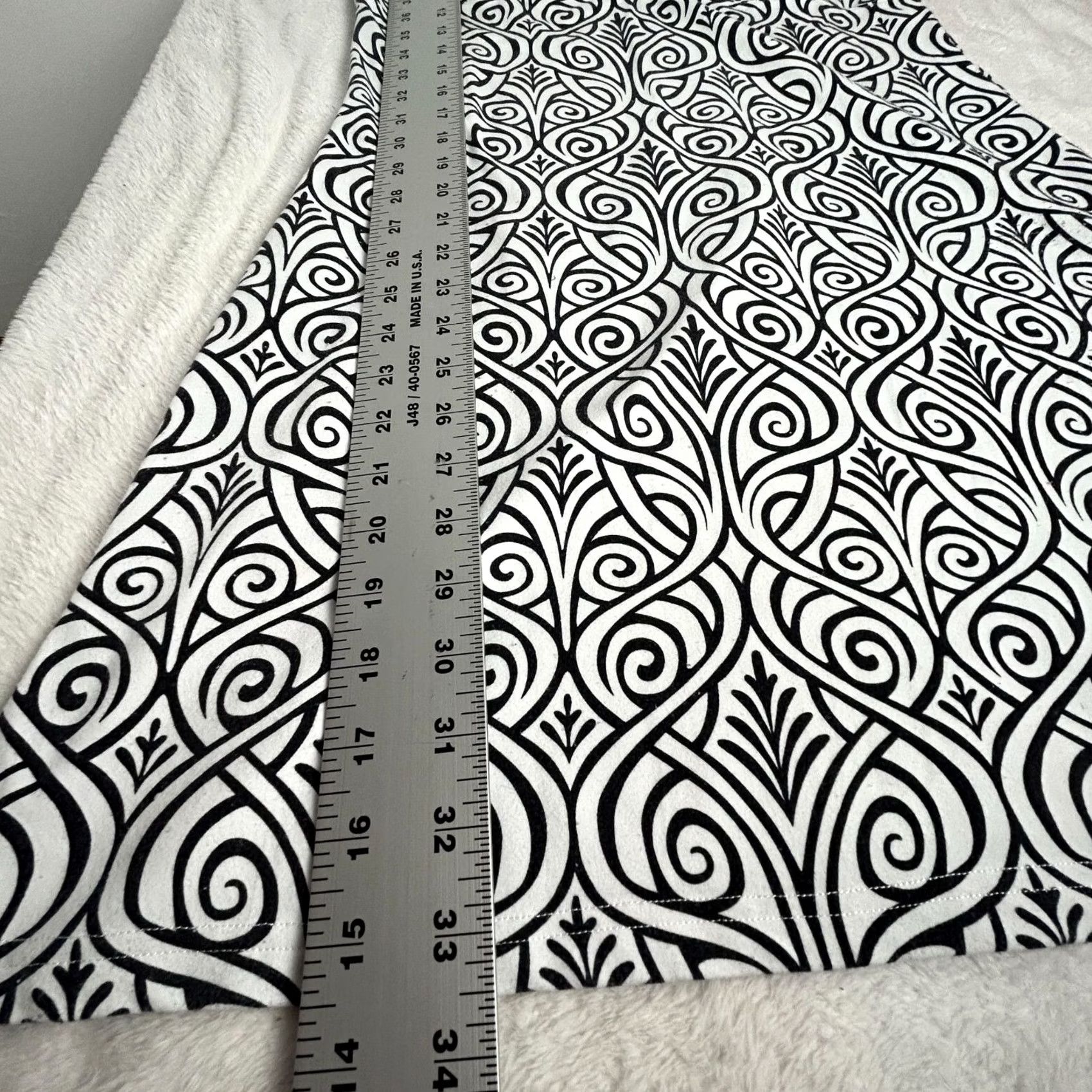 Vintage Title Nine Womens Cap Sleeve Black & White Printed Active Dress Medium Stretch Size M / US 6-8 / IT 42-44 - 8 Thumbnail