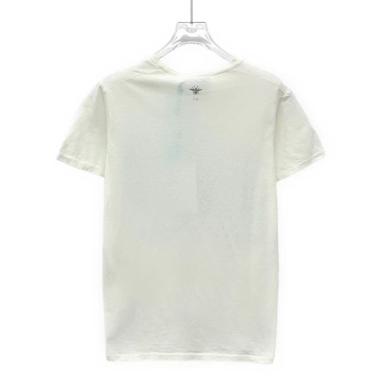 Dior Dior Beige logo slogan printed cotton round-neck short-sle Size XS / US 0-2 / IT 36-38 - 2 Thumbnail