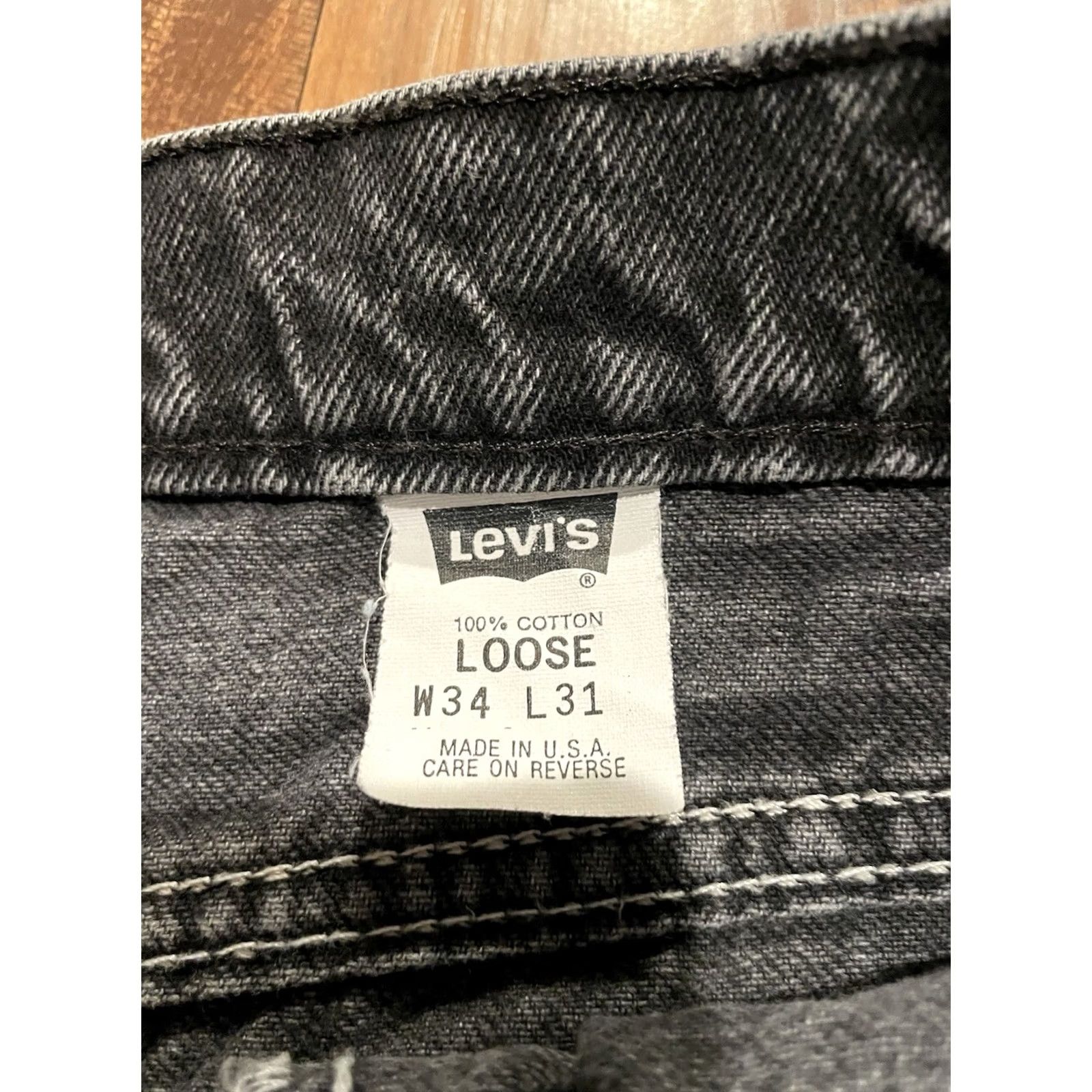 Levi's VINTAGE Levi's 545 Jeans Mens 32 Regular Black Denim 5-Pocket Tapered Relaxed Fit 1993 US Made Size US 32 / EU 48 - 7 Thumbnail