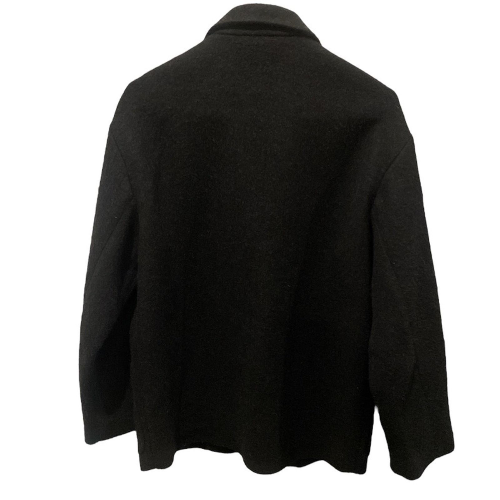 Vintage Vintage Industria Knit Jacket, Black ACRYLIC SZ. M Size M / US 6-8 / IT 42-44 - 2 Thumbnail