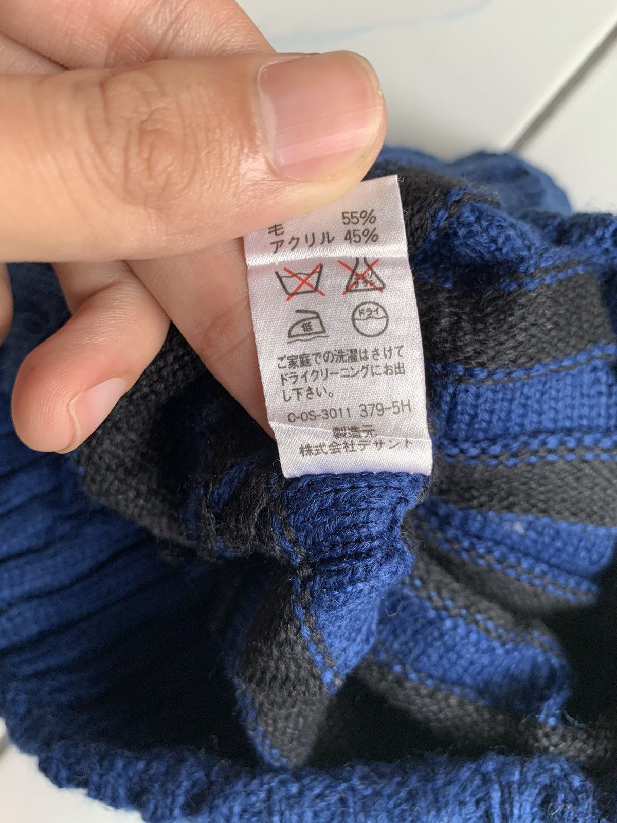 Japanese Brand × Kapital × Vintage Stripe Winter Sessions Streetwear Style beanie Hats Size ONE SIZE - 10 Thumbnail
